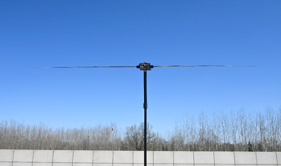 GOOZEEZOO GA506 Portable Shortwave Radio Antenna - Full Band Dipole for 2.3-899MHz Reception & 90-450MHz Transmission | SW/FM/AIR/UV/DTMB Compatible | Outdoor Ham Radio Antenna for Emergency, Camping & Field Operations