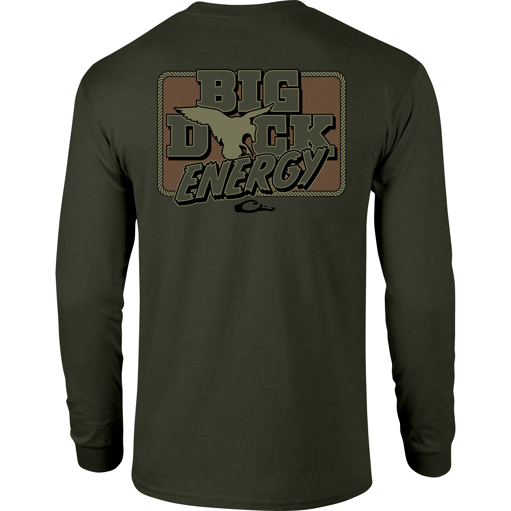Big Duck Energy Long Sleeve T-Shirt for Men & Women | Comfortable Cotton Crewneck Tee | Casual Wear, Street Style, Graphic Novelty Shirt