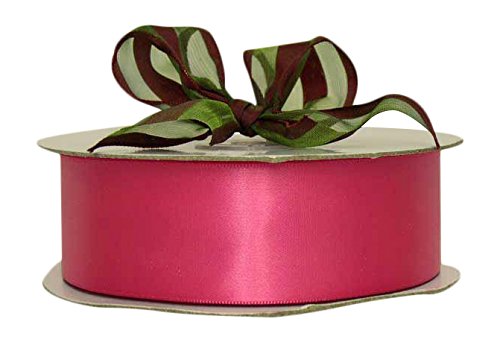 Ben Collection Single Faced Satin 7/8 Inch Blue Mist 100 Yards Ribbon - Perfect for Gift Wrapping, DIY Crafts, Wedding Decorations & Hair Accessories