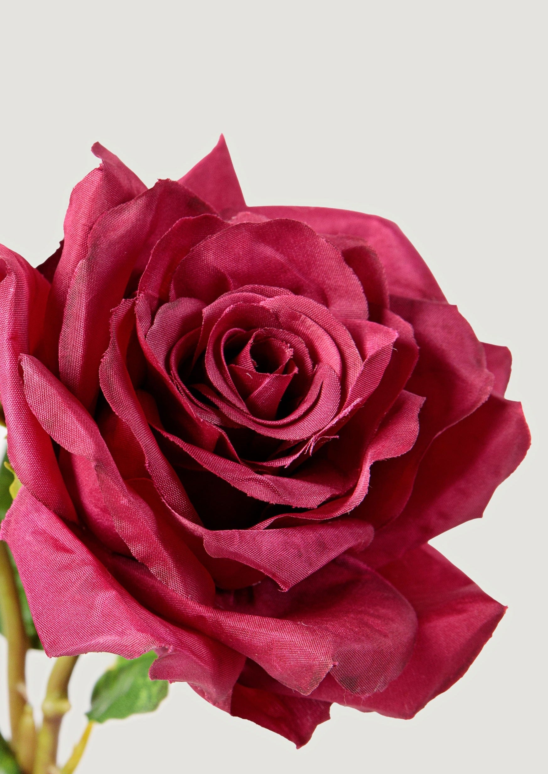 20pcs Fuchsia Artificial Dutch Garden Roses - Realistic Silk Flowers for Home Decor, Wedding Bouquets, and Floral Arrangements