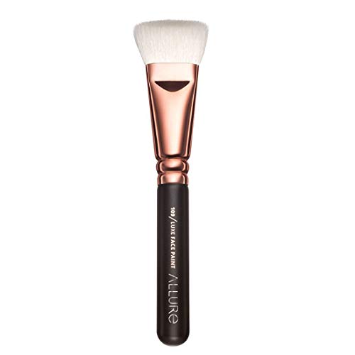 Allure Professional Makeup Brush Set - Rose Gold Contour Brush for Face, Cheeks & Highlighting | Perfect for Everyday Makeup & Special Occasions