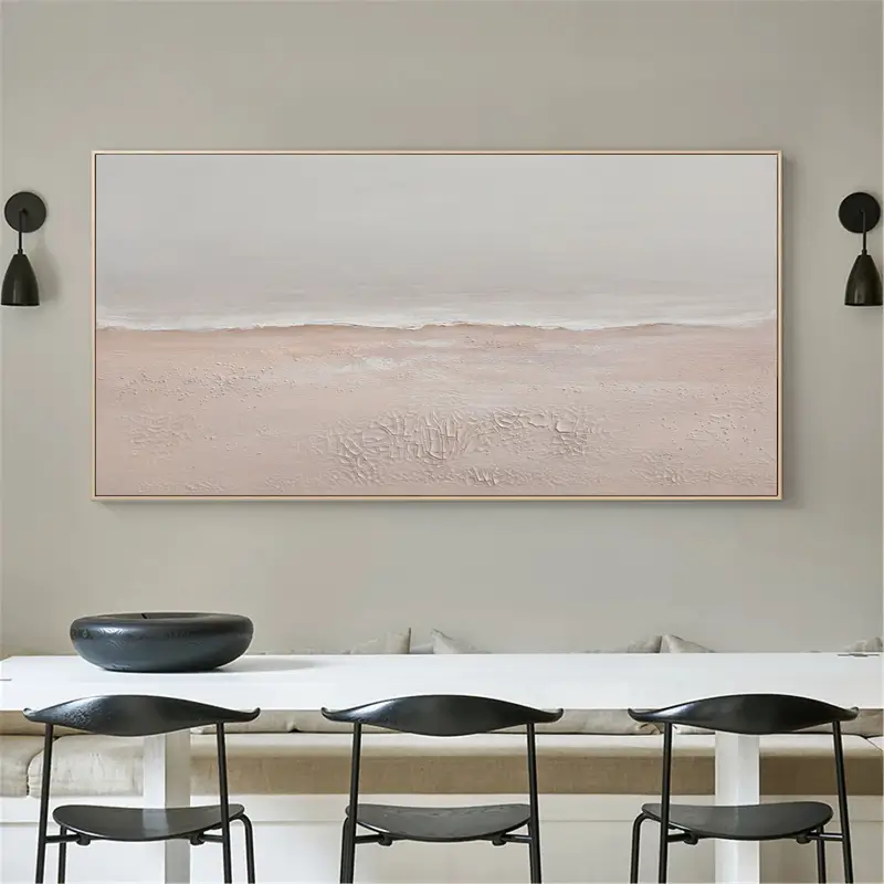 Ocean And Sky Painting #OS 011 - Handmade Canvas Wall Art for Home & Office Decor - Perfect for Living Room, Bedroom or Gift