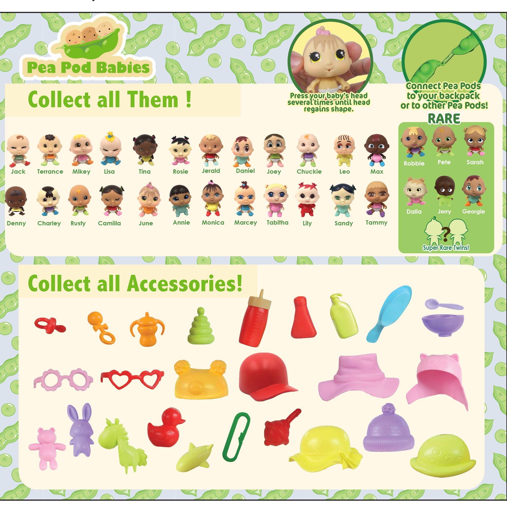 Nature Bound Pea Pod Babies Bundle - 12 Pack Collectible Mystery Surprise Toys with Mini Baby Dolls, Outfits & Accessories - Perfect for Kids Birthday Gifts & Party Favors - Beach Party Theme Doll Set for Pretend Play & Collecting