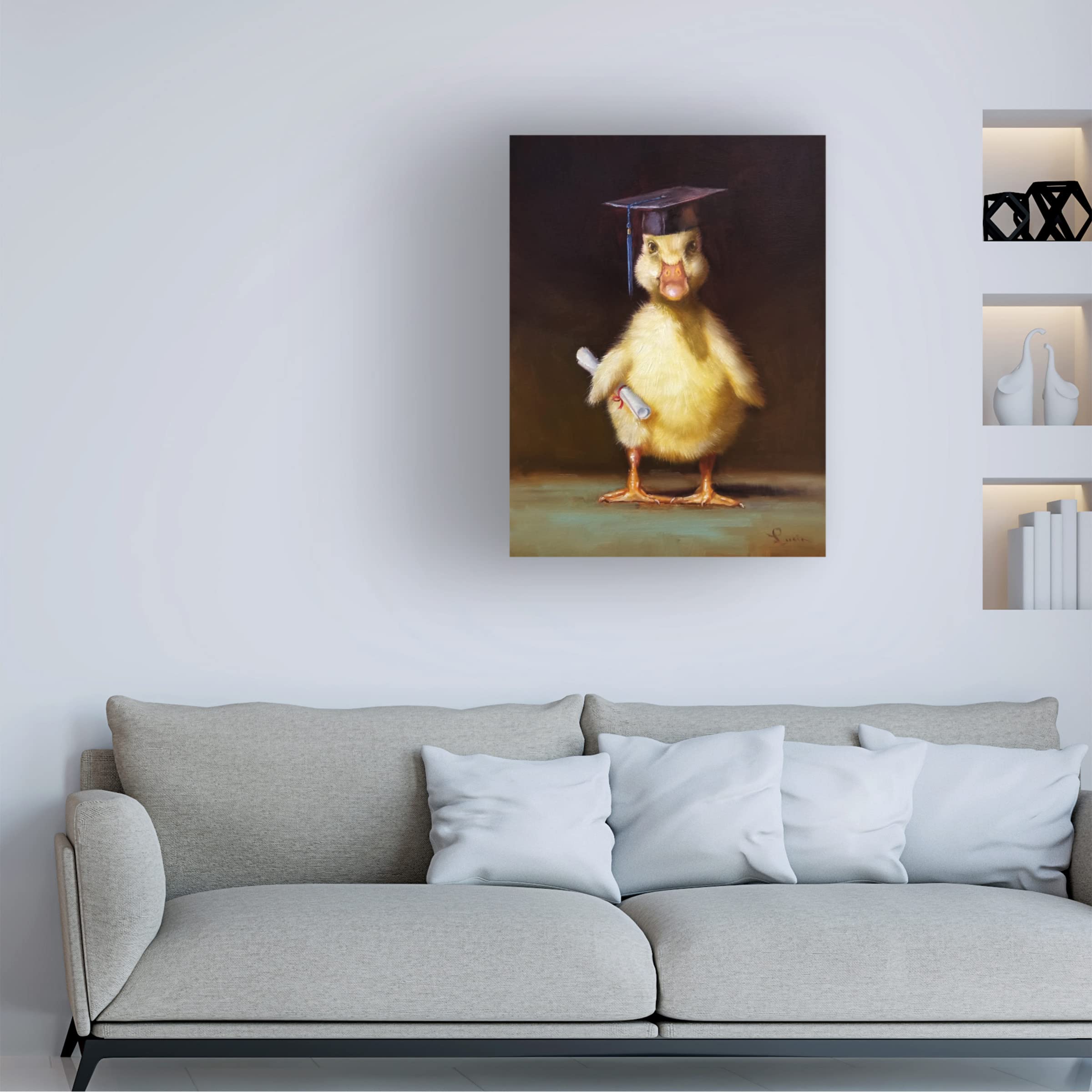 Lucia Heffernan 'The Graduate' Canvas Art Print - Modern Home Decor for Living Room, Bedroom & Office Wall Art