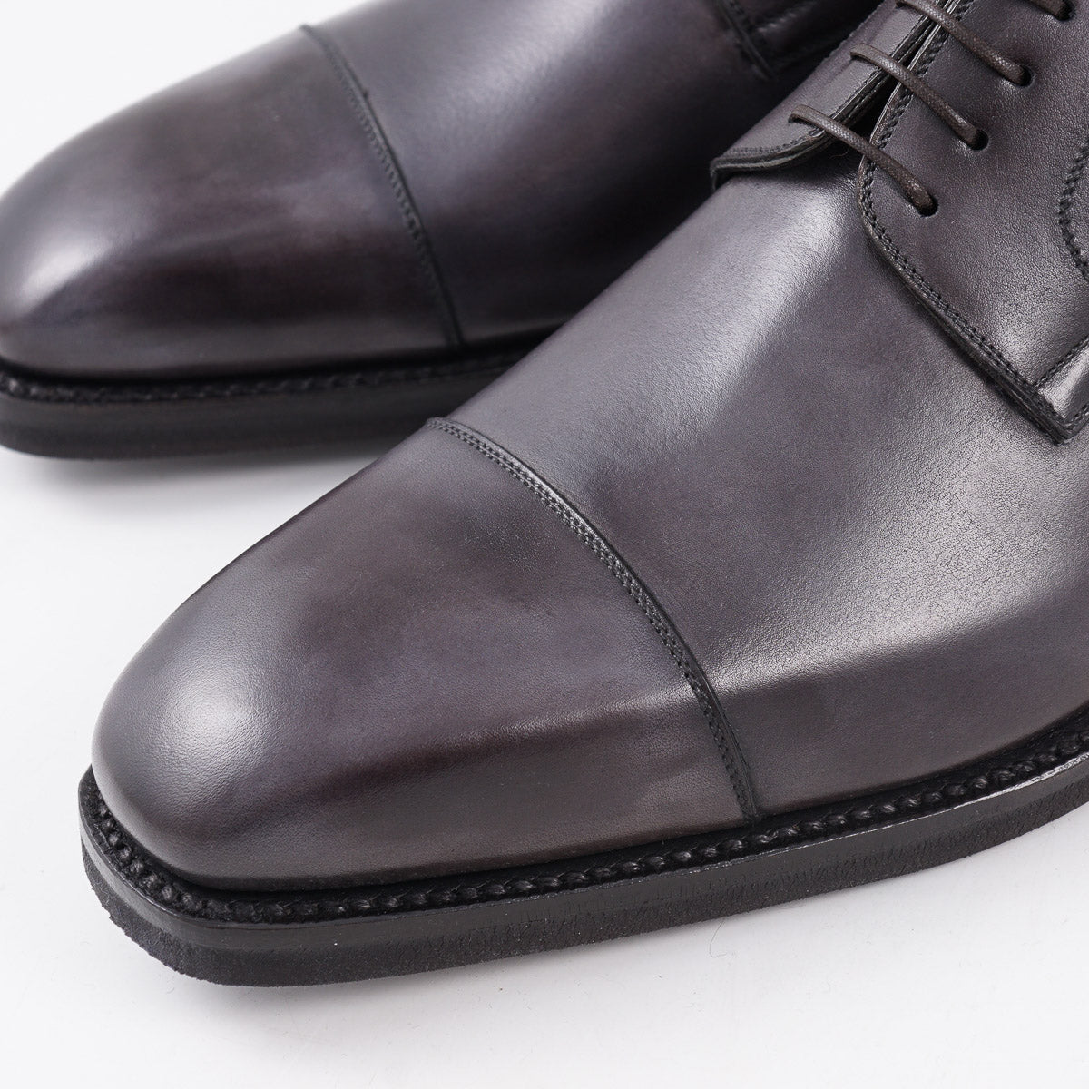 Di Bianco 'Pesaro' Museum Calf Derby Shoes - Premium Italian Leather Dress Shoes for Men | Perfect for Business Meetings, Weddings & Formal Occasions