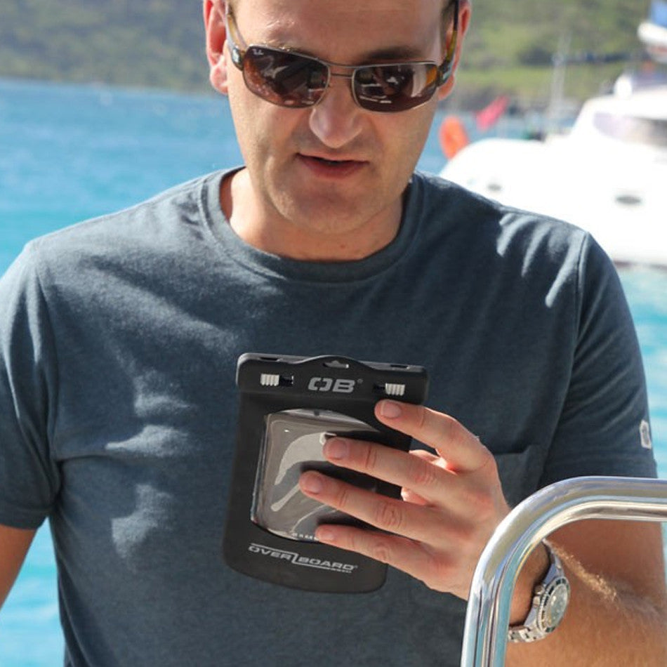 OverBoard Waterproof Large Phone Case - IPX8 Certified, Universal Fit for iPhone & Android - Perfect for Swimming, Boating & Outdoor Adventures