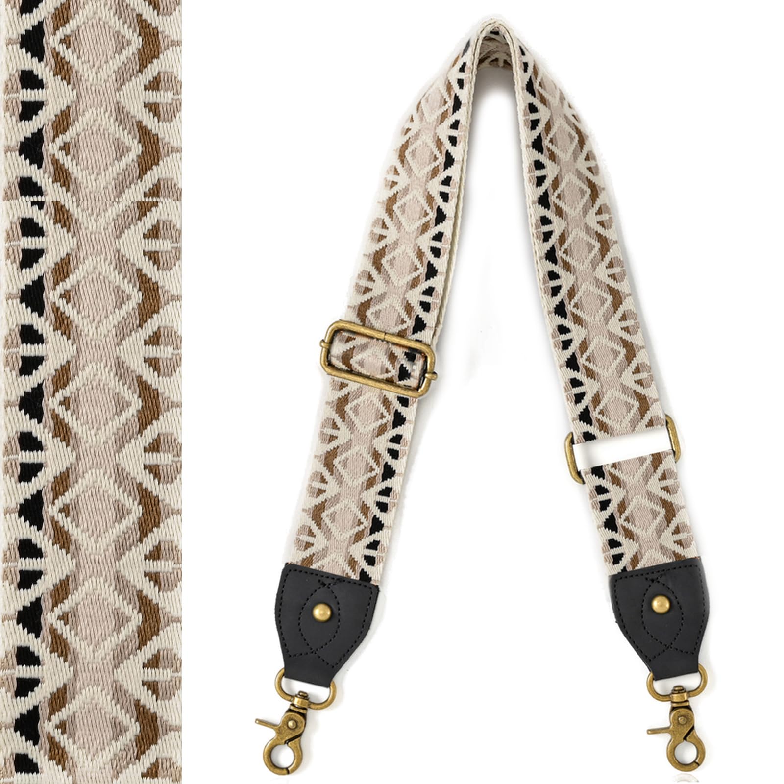 Adjustable Crossbody Purse Strap Replacement - Wide Shoulder Bag Strap for Handbags, Guitar & Accessories | Perfect for Daily Use, Travel & Fashion Accessorizing