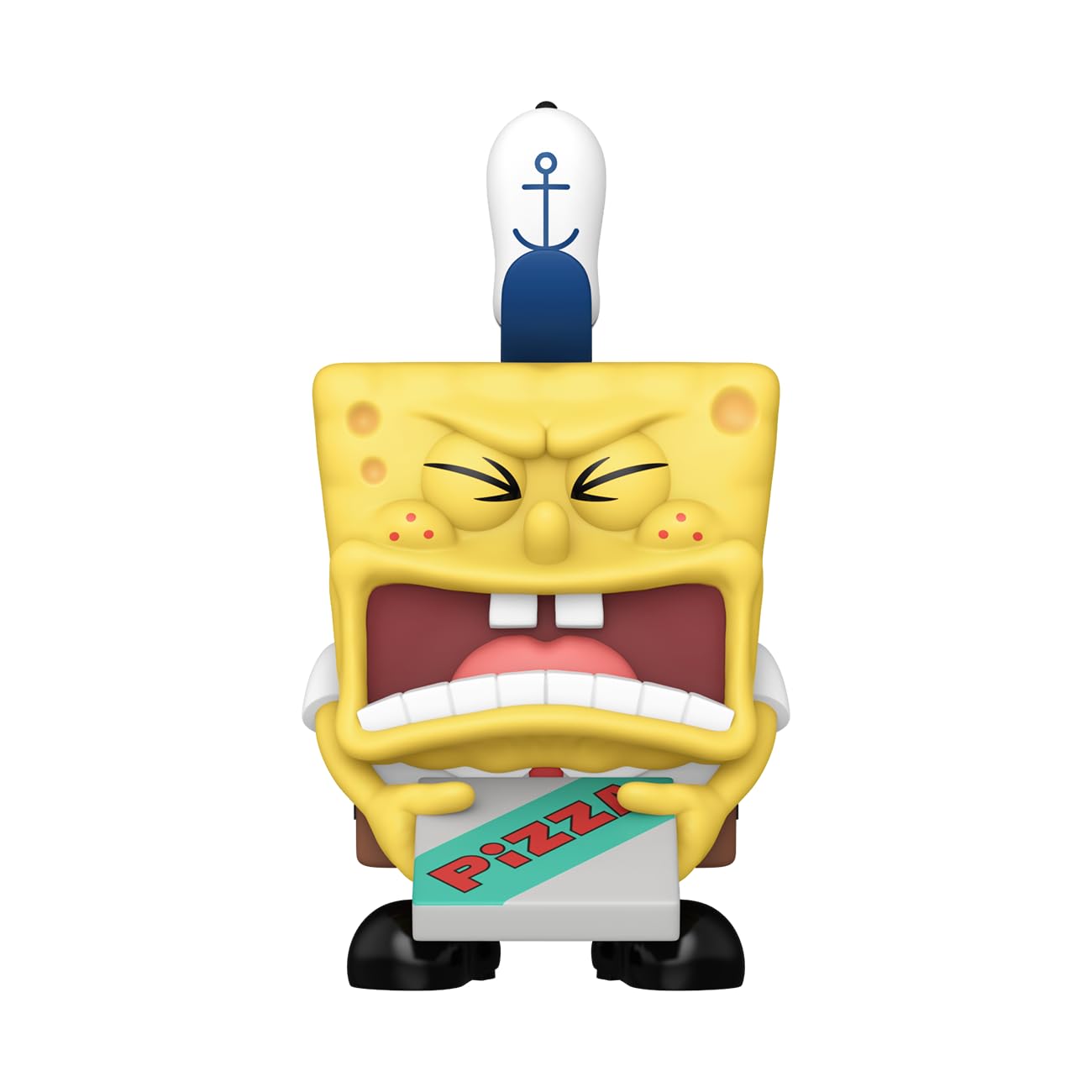 Funko Pop! TV: Spongebob Squarepants 25th Anniversary Vinyl Figure with Pizza - Collectible Toy for Kids & Adults - Perfect Gift for Spongebob Fans - Great for Home Decor, Office Display, and Birthday Presents