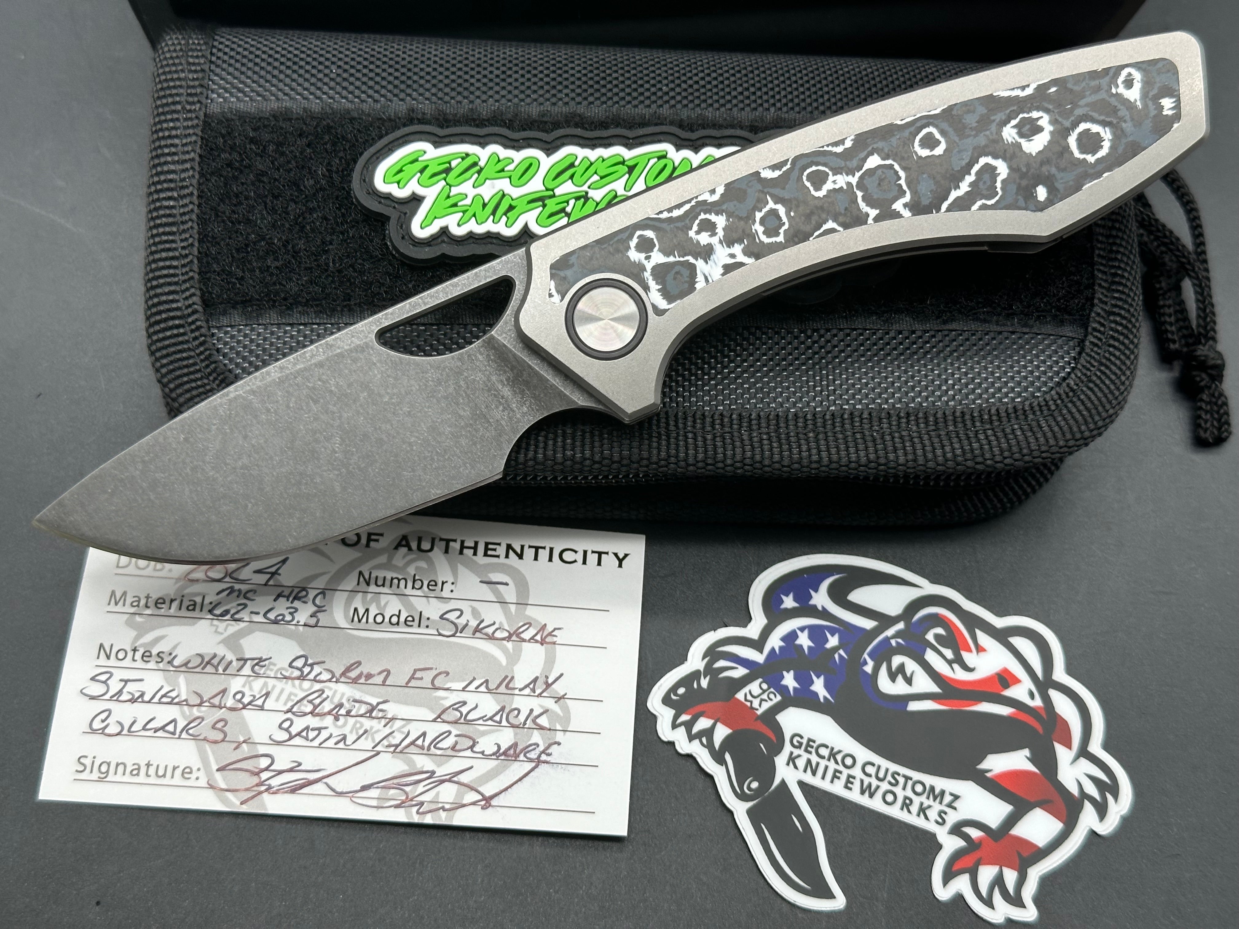 Premium Gecko Customz Sikorae Folding Knife - 3.04