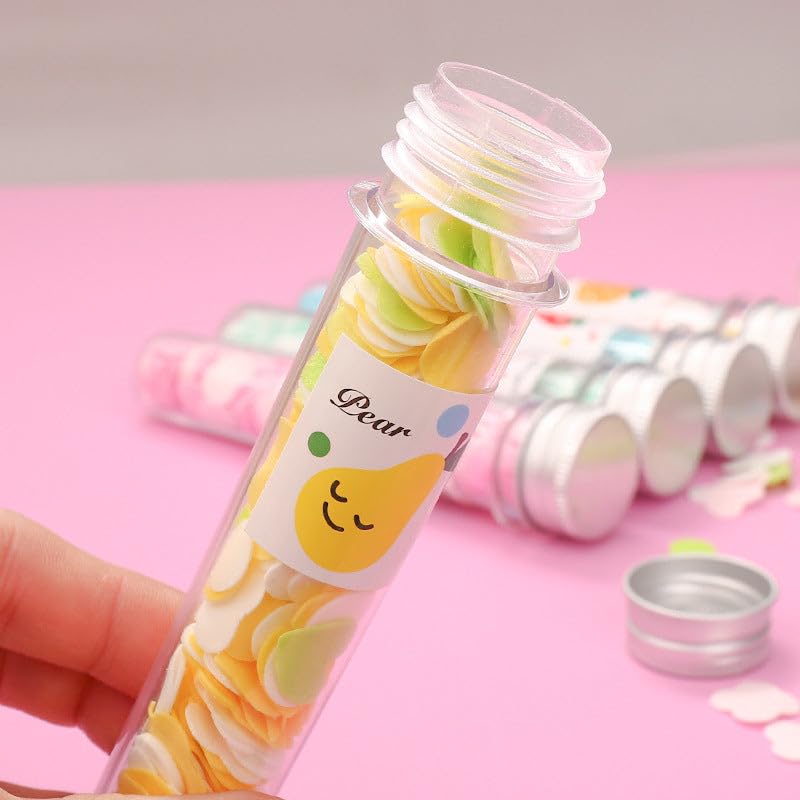 Portable Flower-Shaped Paper Soap Strips in Test Tube Bottle - Travel Hand Wash for Camping, Hiking & Outdoor Activities