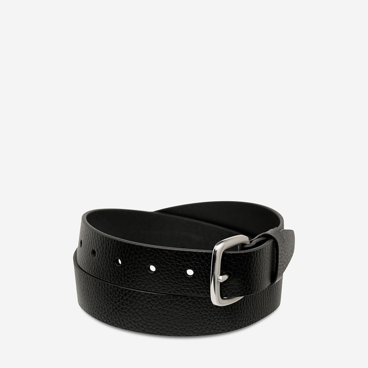Ease Up Belt - Adjustable & Stylish Black/Silver Waist Belt for Men & Women | Perfect for Work, Travel & Everyday Comfort