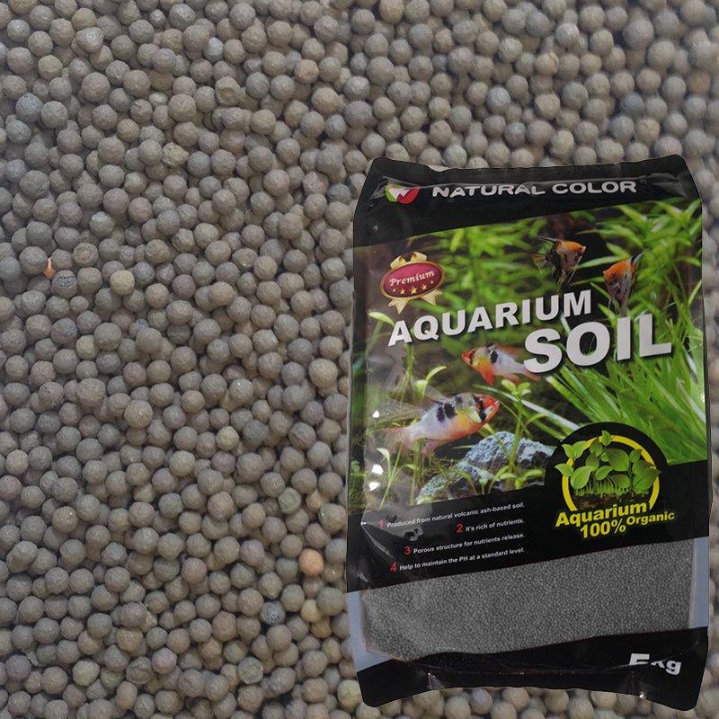 Premium Black Volcanic Rock Substrate 2-4mm Grain Size, 5kg - Natural Aquarium & Terrarium Decor for Plants, Reptiles & Landscaping