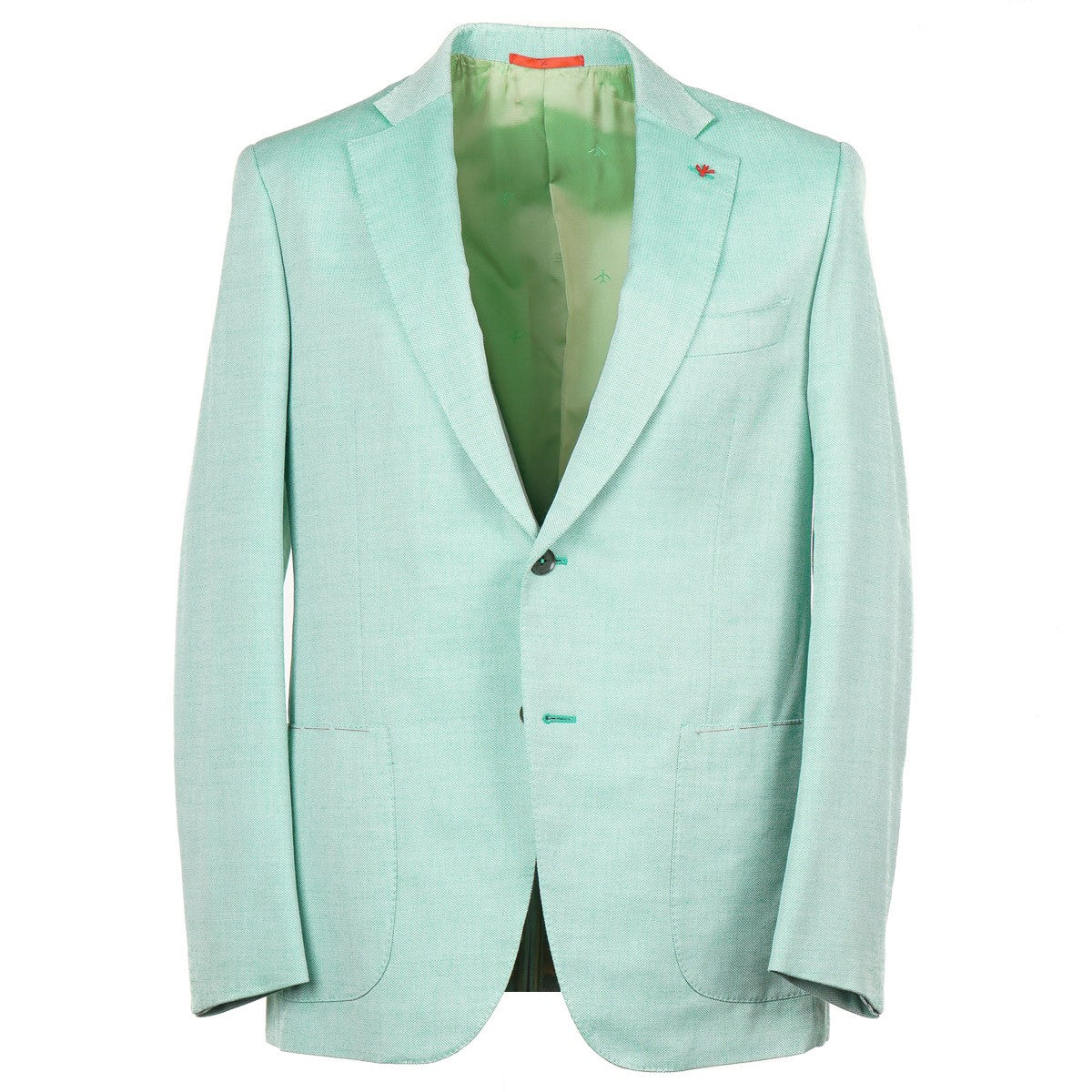 Isaia Slim Fit Wool Cotton Sport Coat for Men - Premium Tailored Blazer for Business, Weddings & Formal Events