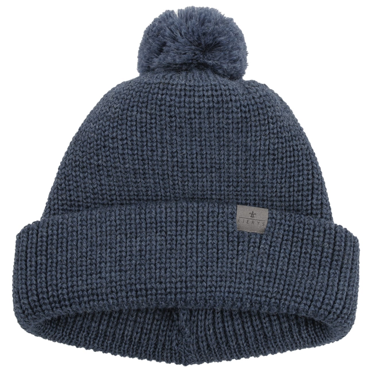 Lierys Knit Bobble Hat - Warm Winter Beanie for Men & Women - Cozy Cable Knit Pom Pom Hat for Cold Weather - Perfect for Skiing, Snowboarding & Outdoor Activities