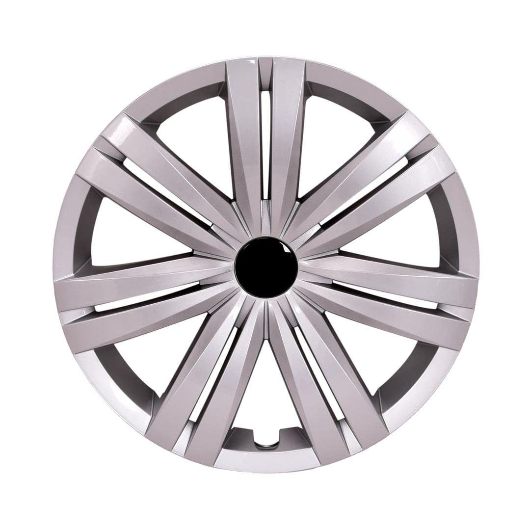 Coast To Coast International 54616S Silver Wheel Cover Accessories - Compatible with 2015-2017 Volkswagen Jetta S Model | Enhance Your Car's Style & Protection for Daily Commute & Road Trips