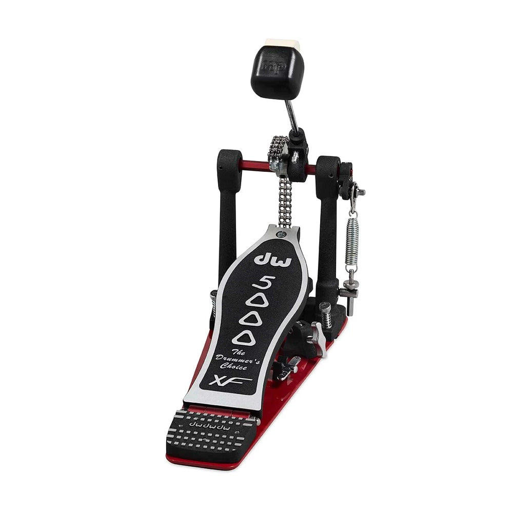 DW 5000 Series Accelerator Single Bass Drum Pedal with Extended Footboard - Premium Drum Pedal for Professional Drummers & Live Performances