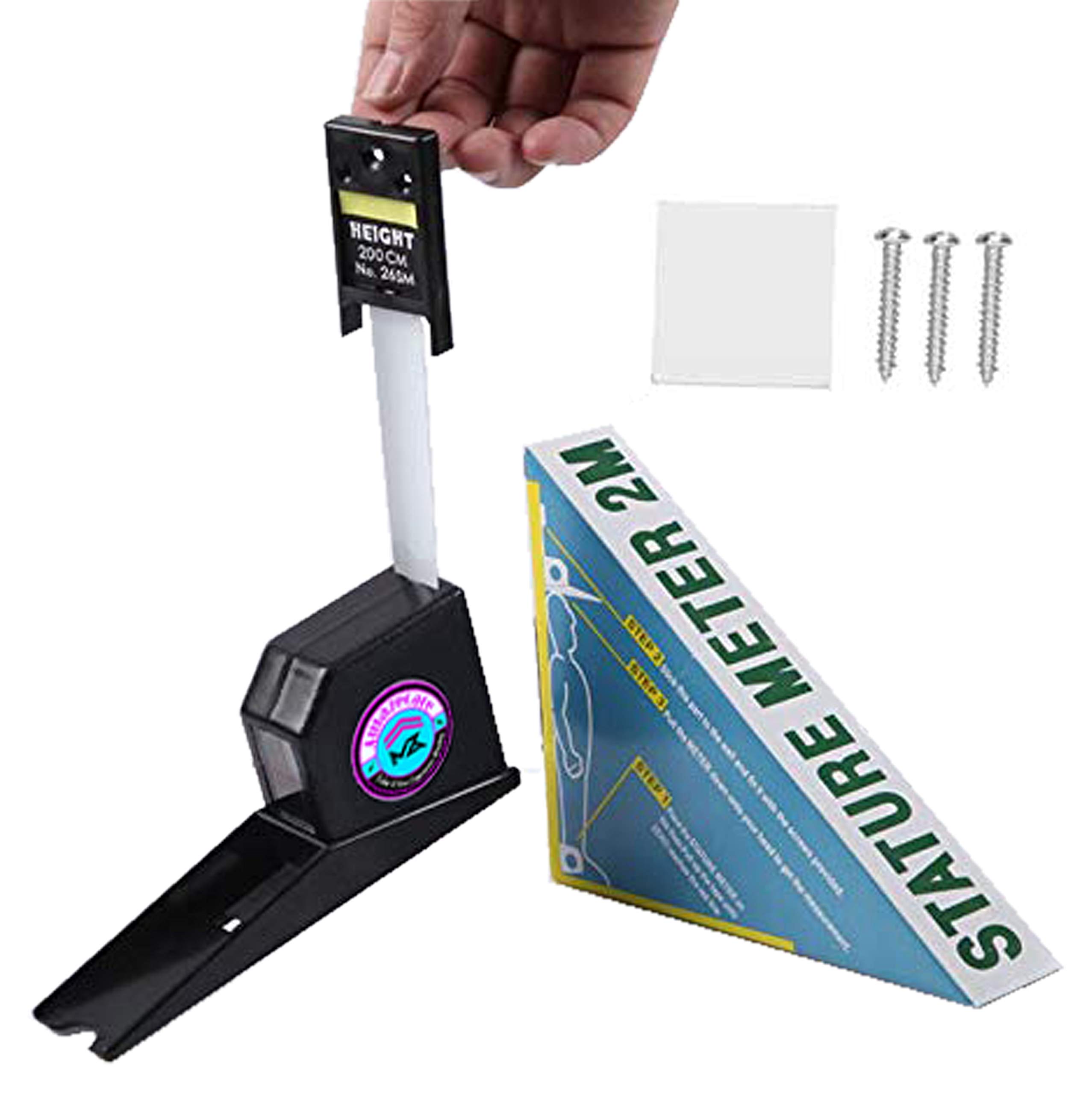 Amazecore™ 200cm Wall Mounted Height Measuring Scale - Accurate Stature Scope for Schools, Clinics & Home Use - Perfect for Kids Growth Tracking & Medical Checkups