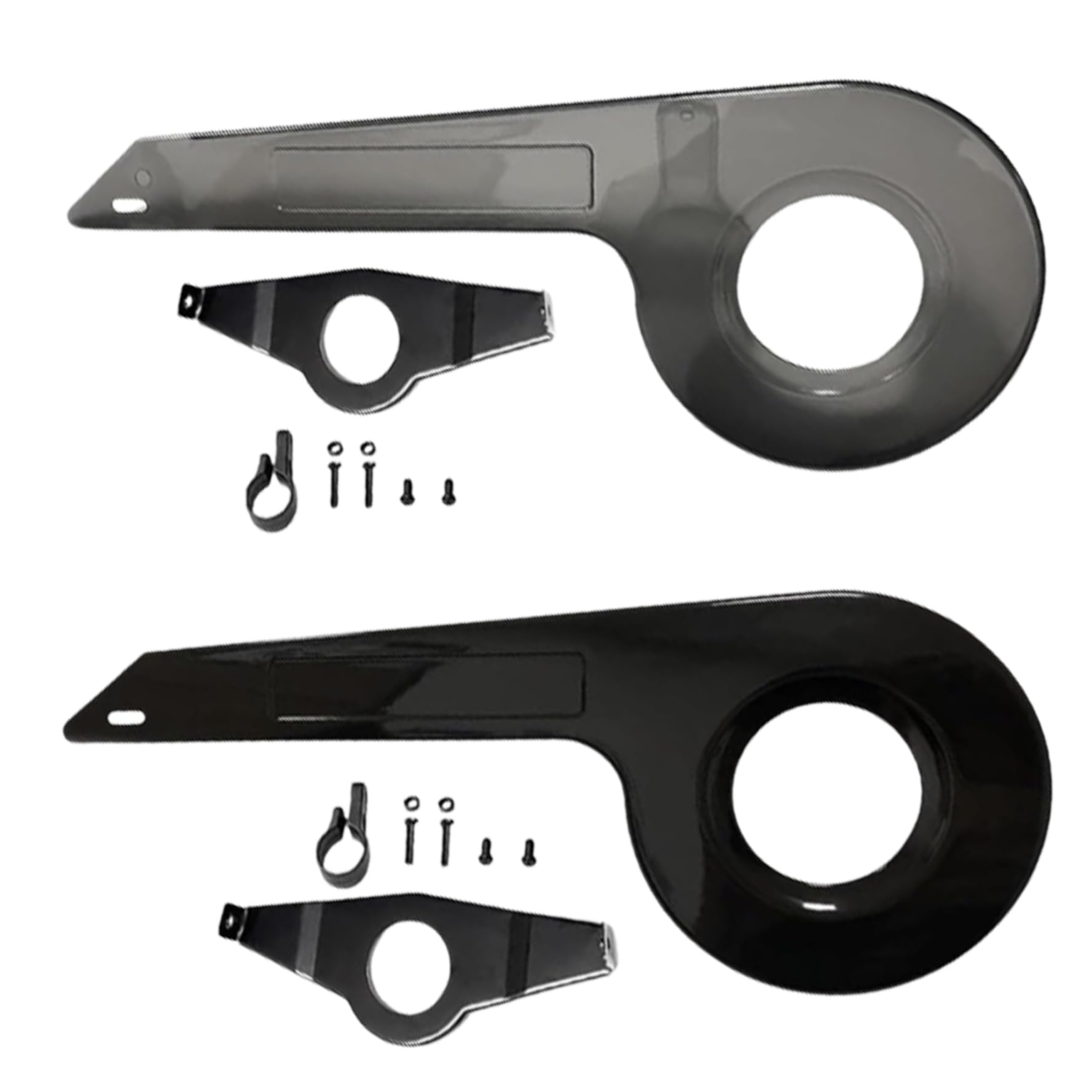 Universal Bike Chain Guard for 32-36 Teeth - Durable Transparent Black Bicycle Chain Cover for Kids & Adults - Perfect for Mountain Bikes, Road Bikes & Commuter Bikes - Essential Bike Accessories for Safety & Protection