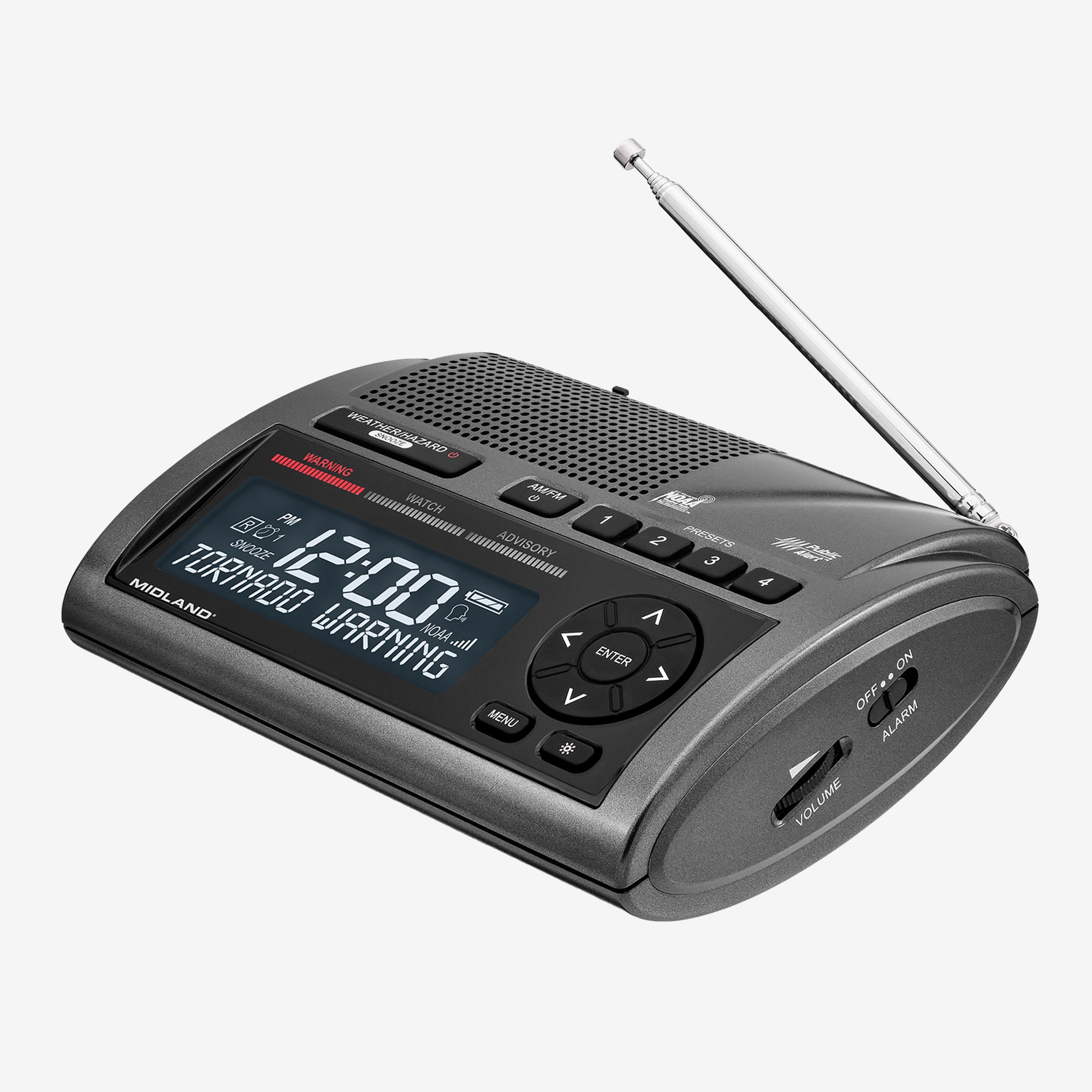 WR400 Deluxe NOAA Weather Radio with Emergency Alerts - Portable AM/FM Radio for Home, Outdoor, Camping & Emergency Preparedness