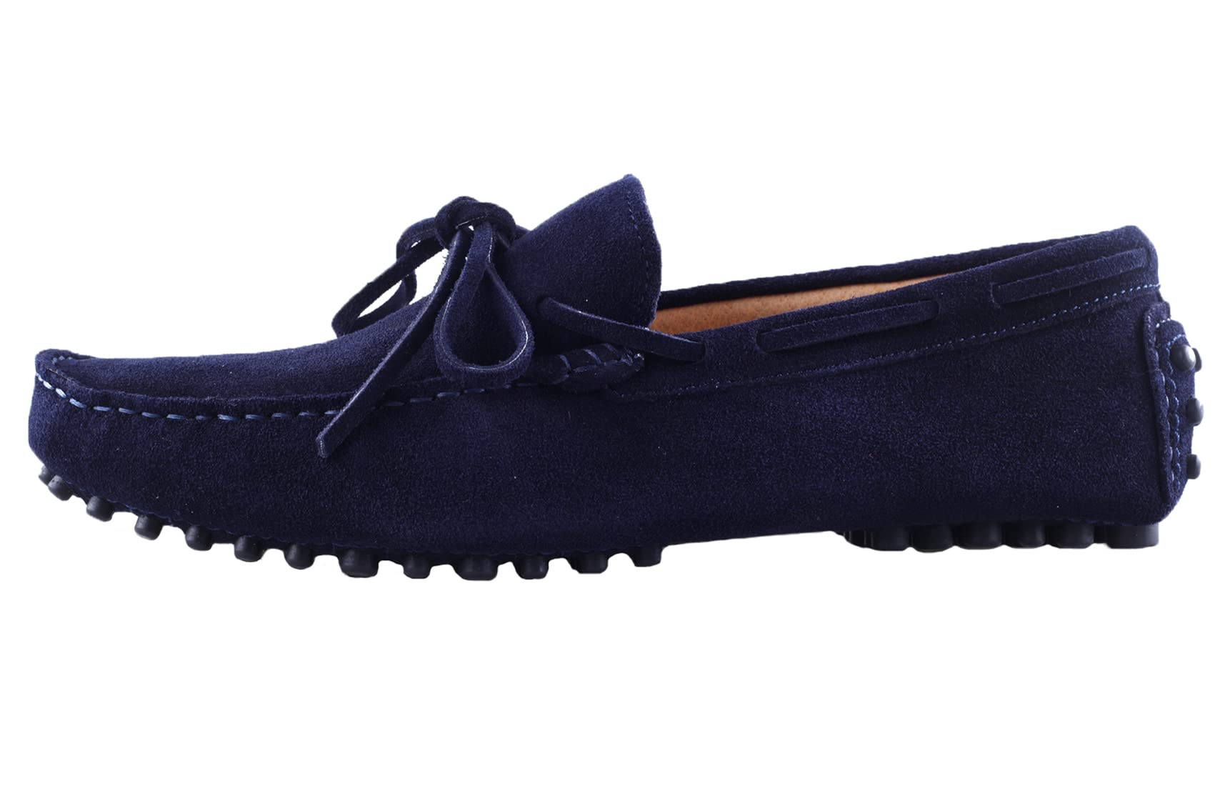 Men's Classic Suede Leather Penny Loafers - Slip-On Moccasin Driving Shoes for Casual Wear & Prom | Comfortable & Stylish Footwear for Work, Date Night & Special Occasions