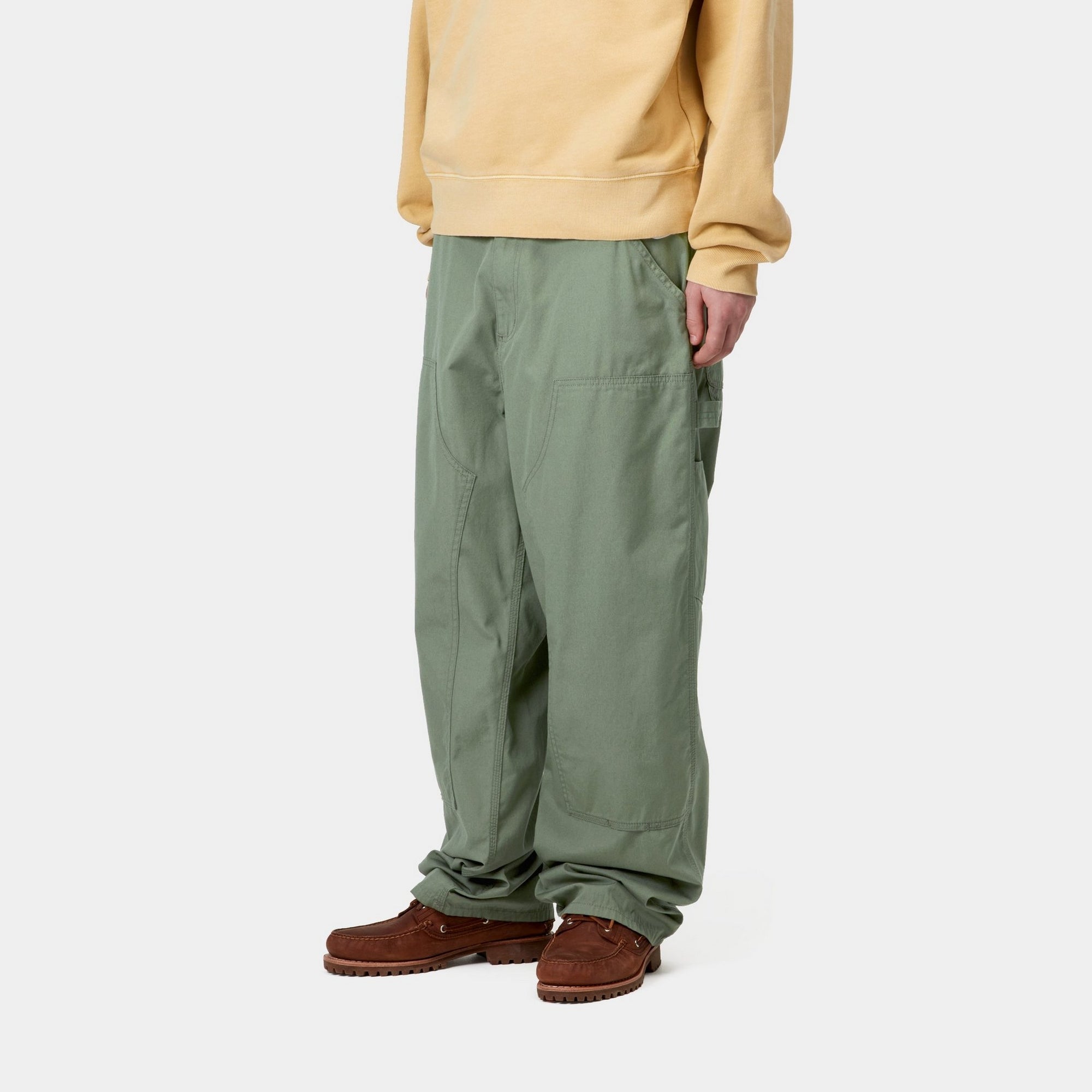Double Knee Work Pants - Durable Poplin Fabric for Men | Perfect for Construction, Hiking & Outdoor Activities