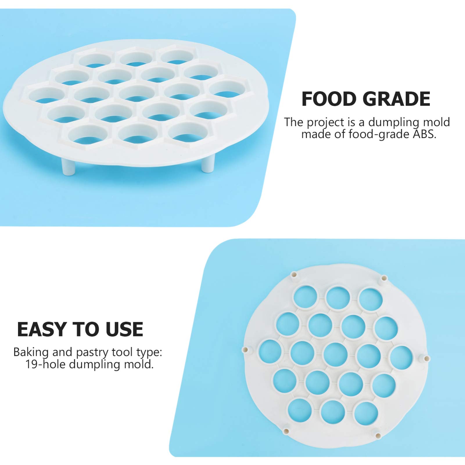 19-Piece Dumpling Maker Mold Set - DIY Dumpling Press & Kitchen Tool for Homemade Dumplings, Potstickers, and Gyoza - Perfect for Asian Cooking, Family Meals, and Party Food Prep