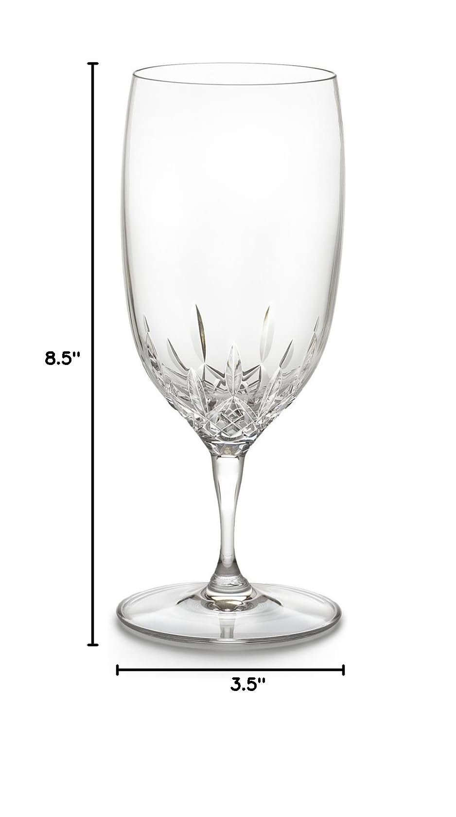 Waterford Crystal Lismore Essence 19 oz Clear Iced Beverage Glass - Perfect for Cocktails, Iced Tea & Elegant Entertaining
