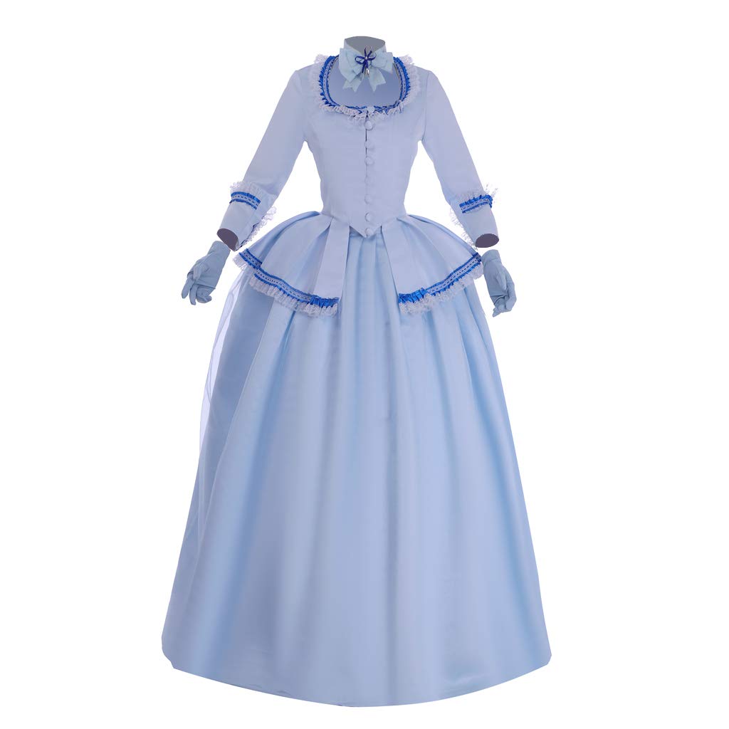 Marie Antoinette Baroque Queen Dress | 18th Century Rococo Victorian Costume | French Colonial Ball Gown for Historical Reenactment, Cosplay & Themed Parties