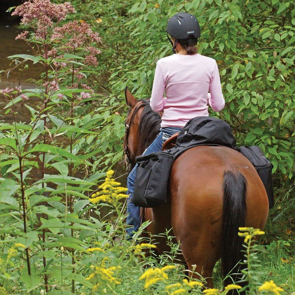 Insulated Detachable Saddle Cantle Bag for Horses | Durable Equestrian Storage with Side Coolers | Keeps Riding Supplies Organized & Accessible | Perfect for Trail Riding, Camping & Outdoor Adventures