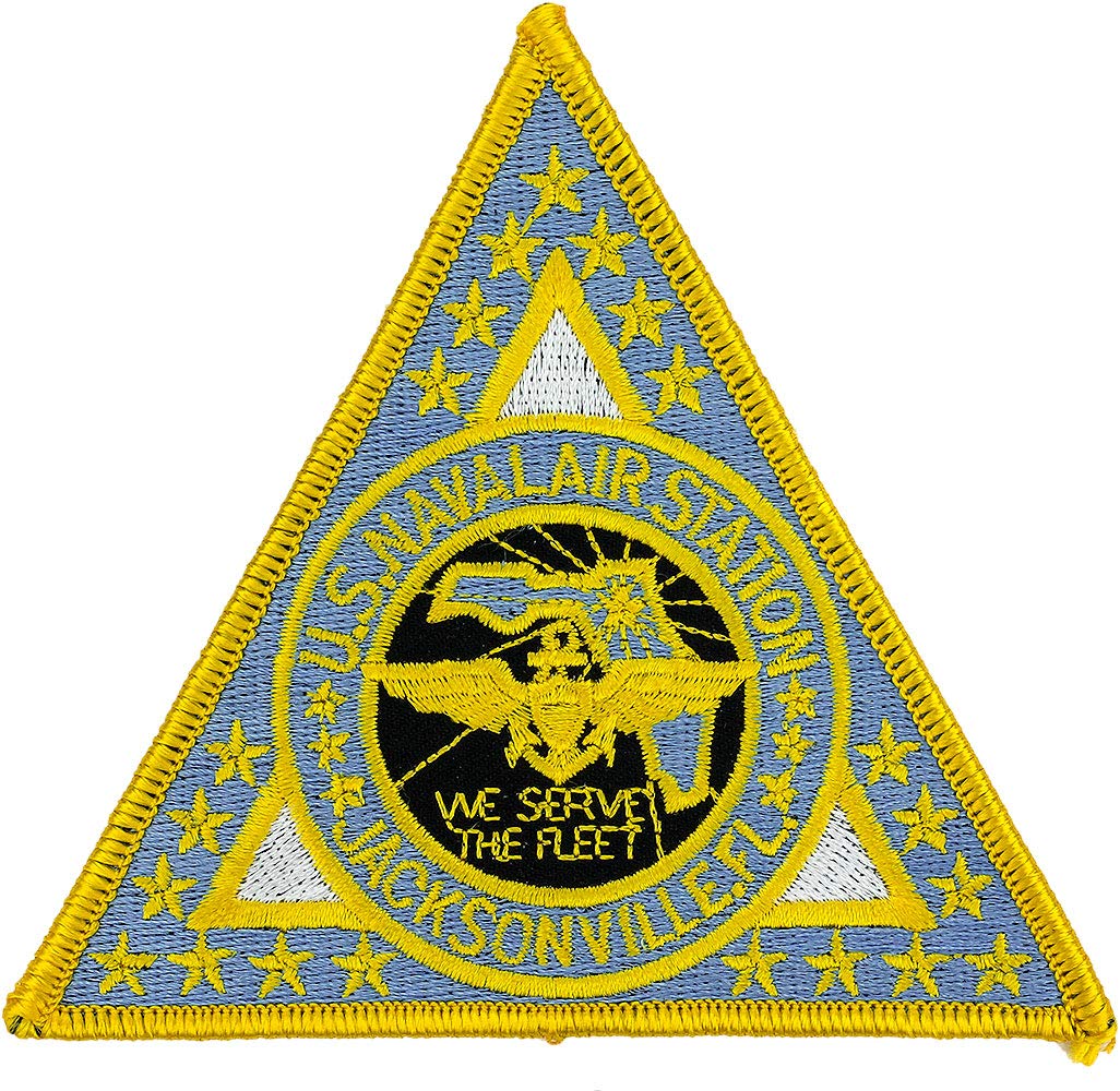 Naval Air Station Jacksonville FL Patch - Embroidered Military Patch for Collectors, Veterans & Enthusiasts | Perfect for Jackets, Hats, Bags & Memorabilia Displays