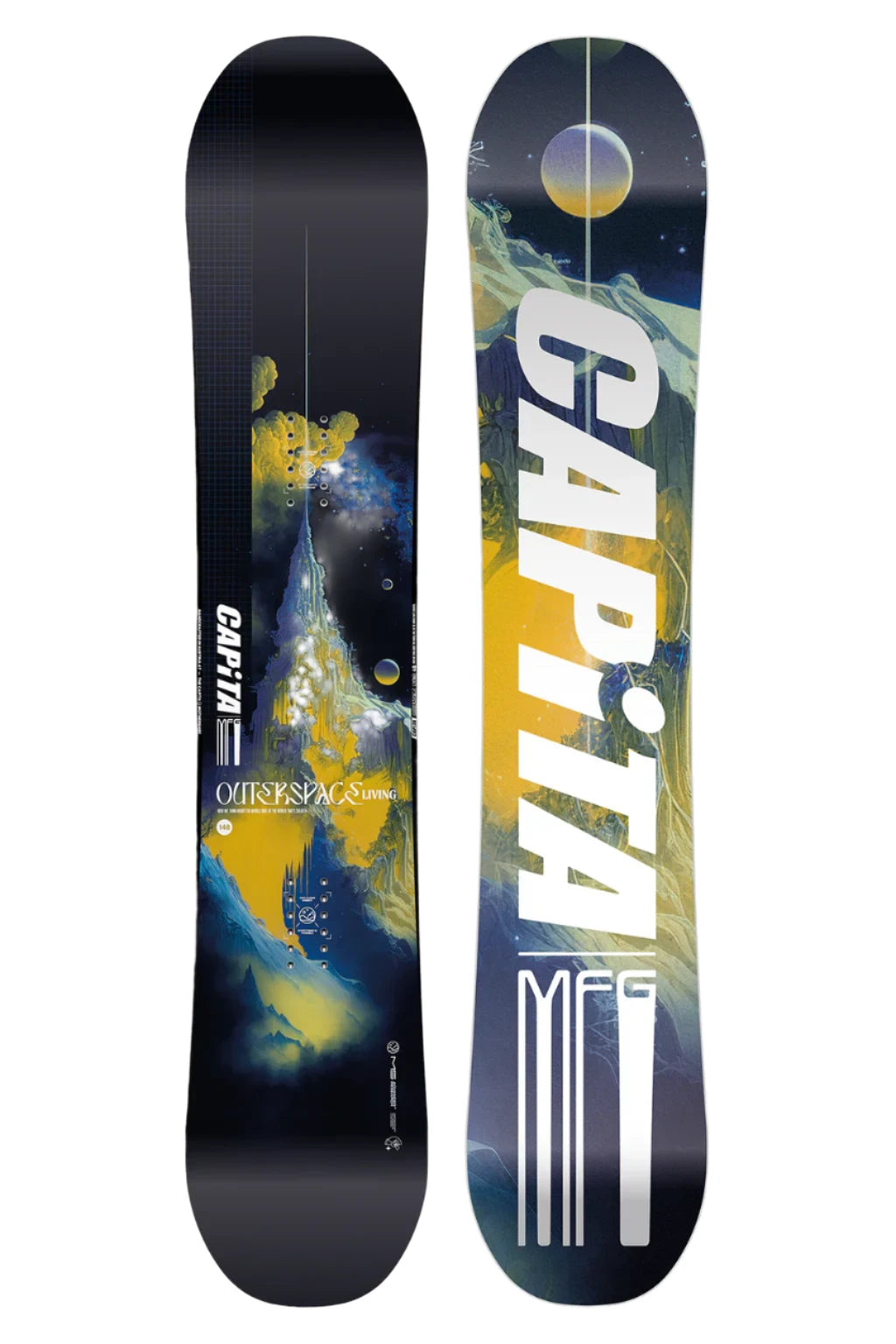**CAPiTA Outerspace Living Snowboard 2025 – All-Mountain Freestyle Snowboard for Men & Women | Perfect for Park, Powder & Freeriding**    *(Use Cases: Ideal for snowboarders seeking versatility in terrain parks, deep powder runs, and freestyle riding with smooth control and playful performance.)*