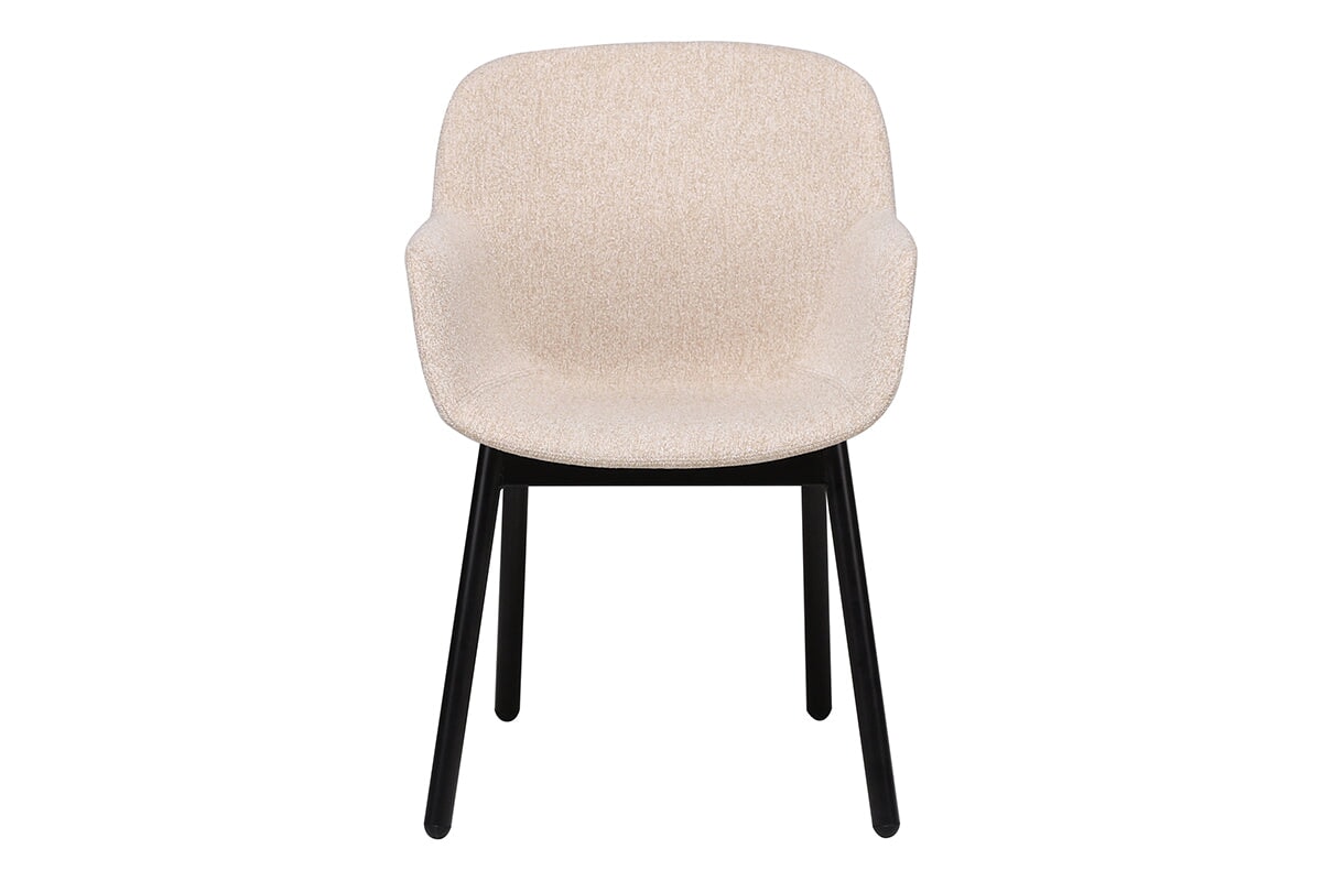 Tommy Tub Fabric Chair with 4 Leg Base - Comfortable Upholstered Lounge Chair for Living Room, Bedroom, or Office - Perfect for Relaxing, Reading, and Entertaining