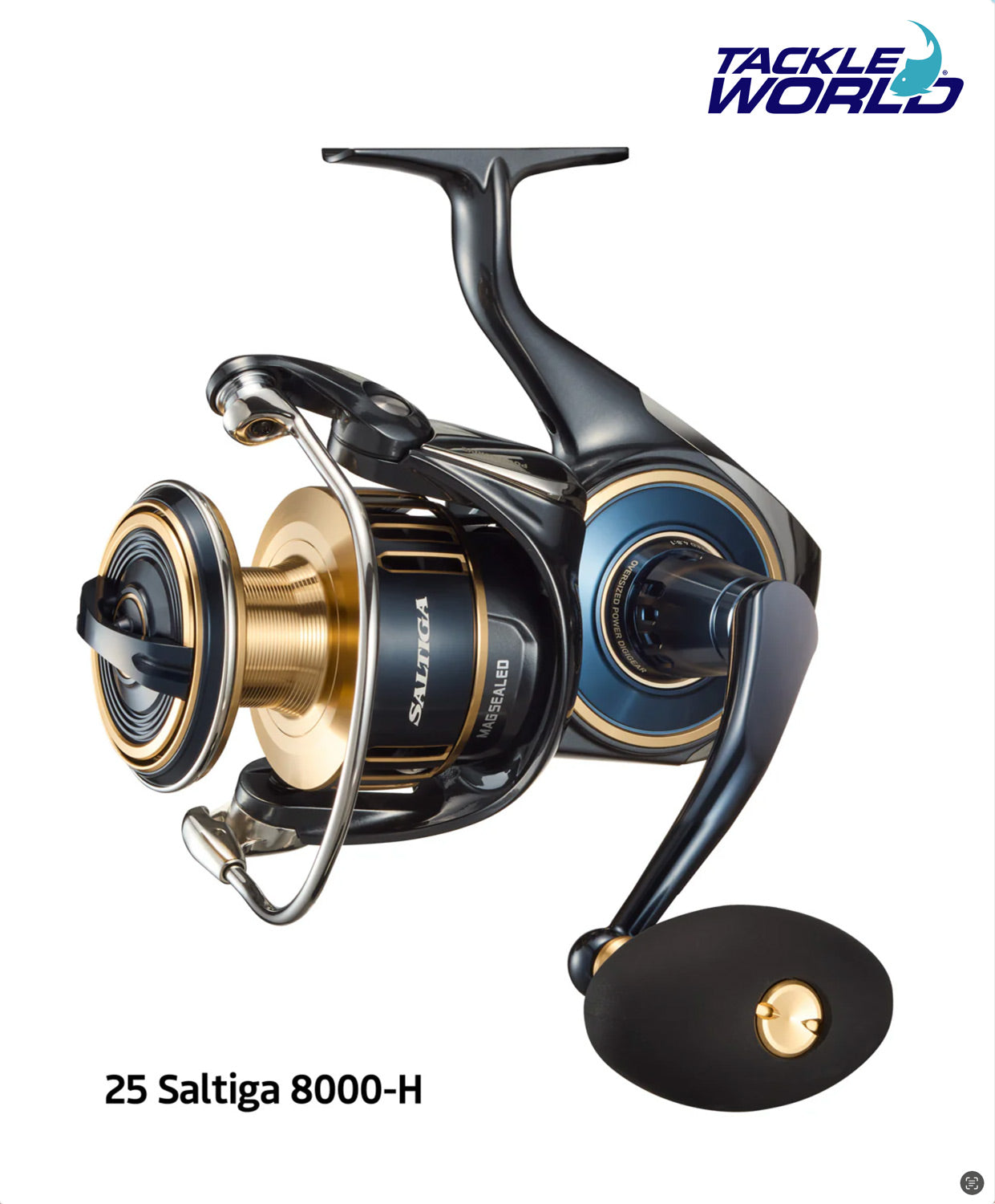 Saltiga 25 Fishing Reel - High Performance Saltwater Spinning Reel for Offshore & Surf Fishing | Perfect for Deep Sea Fishing & Big Game Angling