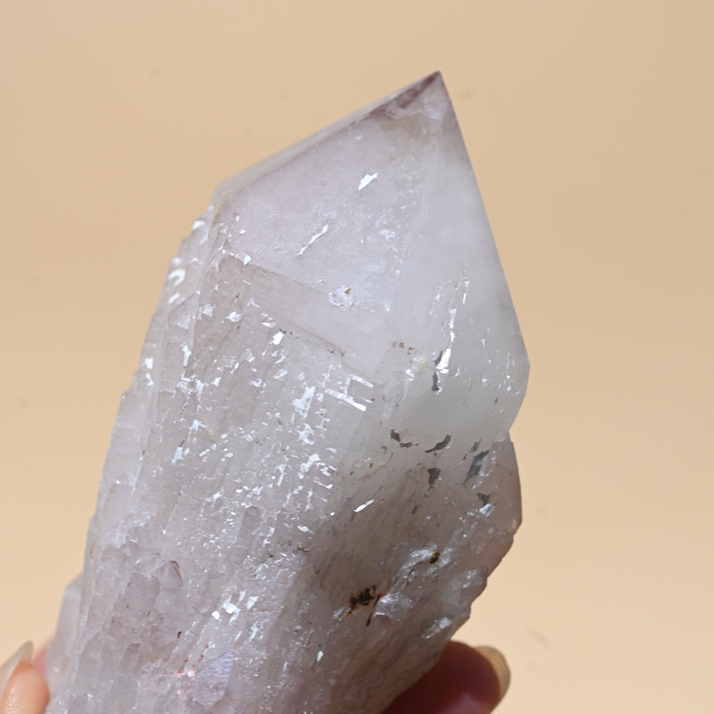 3 Piece Rough Quartz Point Set - Natural Healing Crystals for Meditation, Reiki, Energy Cleansing & Home Decor