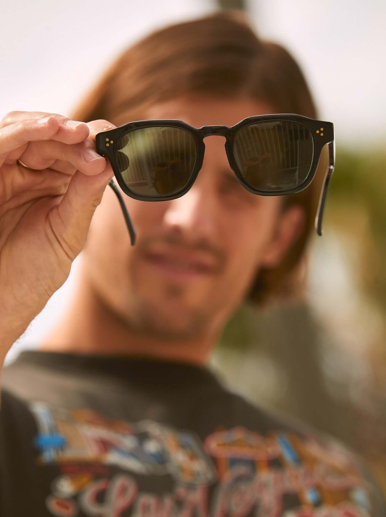 RUNE Twilight & Vibrant Brown 48mm Sunglasses - Polarized UV Protection for Outdoor Sports & Driving | Fashionable Unisex Shades for Beach, Hiking & Daily Wear
