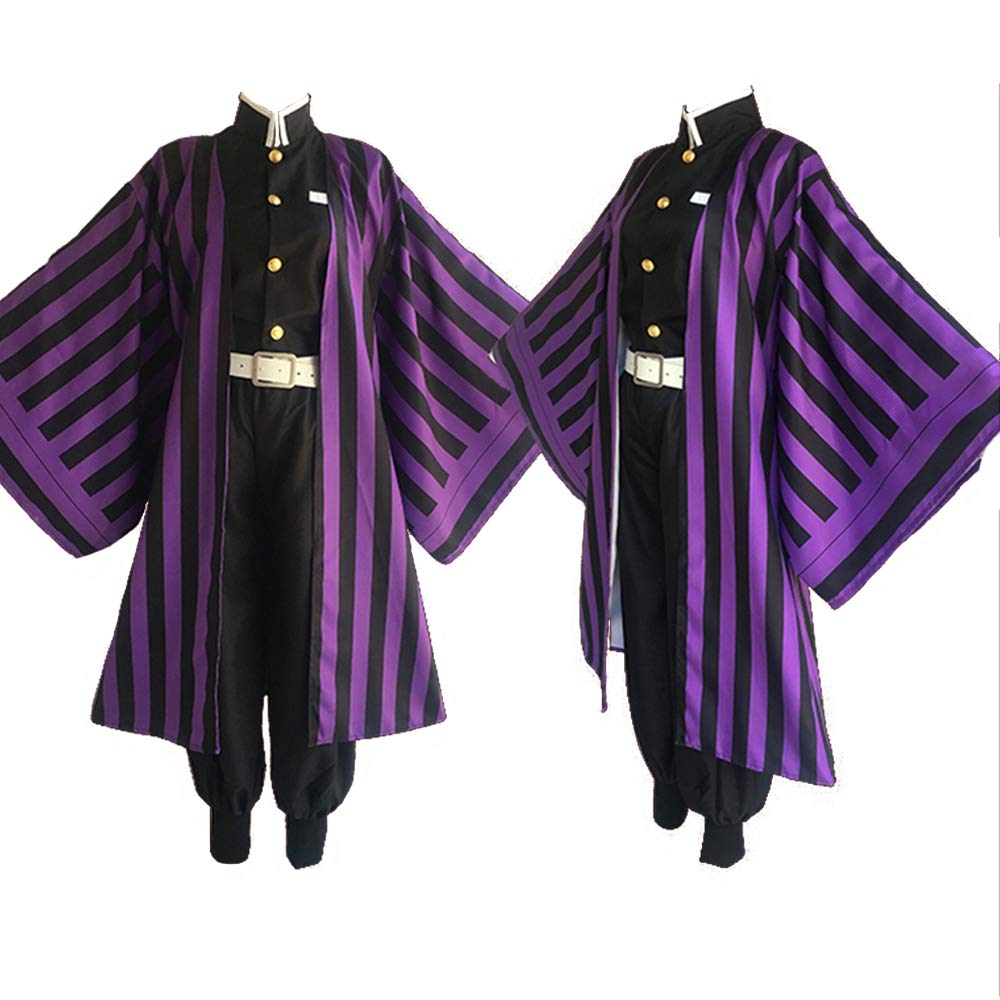 Iguro Obanai Cosplay Costume - Anime Demon Slayer Kimetsu no Yaiba Outfit for Halloween, Comic Con & Cosplay Events