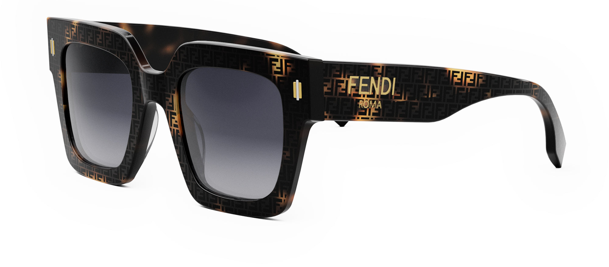 Fendi Roma FE40101I Sunglasses - Luxury Designer Shades for Women & Men - Perfect for Outdoor Activities, Travel & Fashion Accessories