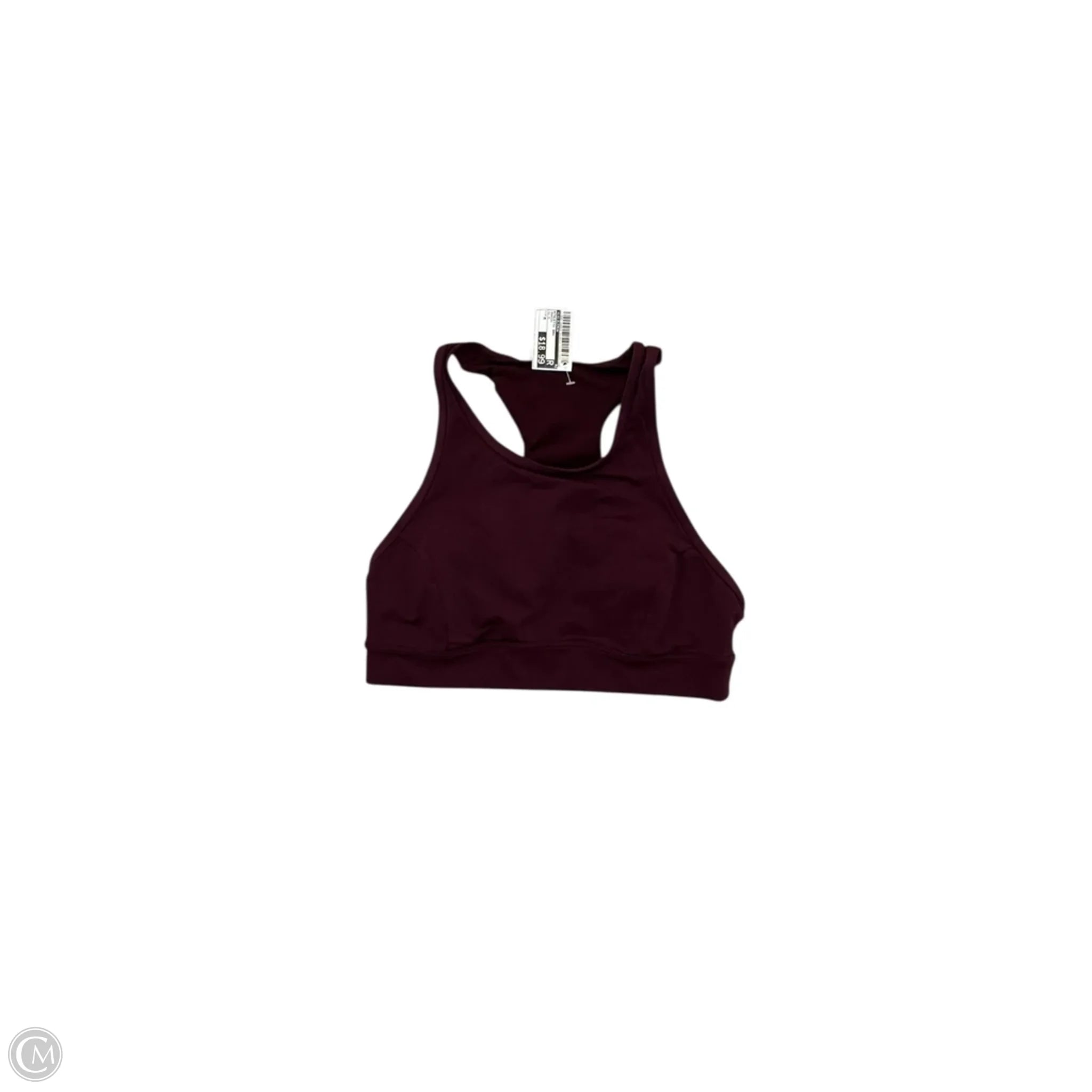 Lululemon Maroon Athletic Sports Bra for Women - Medium Size - Perfect for Yoga, Running & Gym Workouts