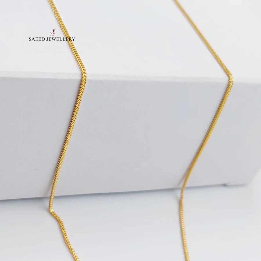 1.5mm Malaysian Chain Necklace for Women - Dainty Gold & Silver Layering Jewelry - Perfect for Everyday Wear, Gifts & Special Occasions