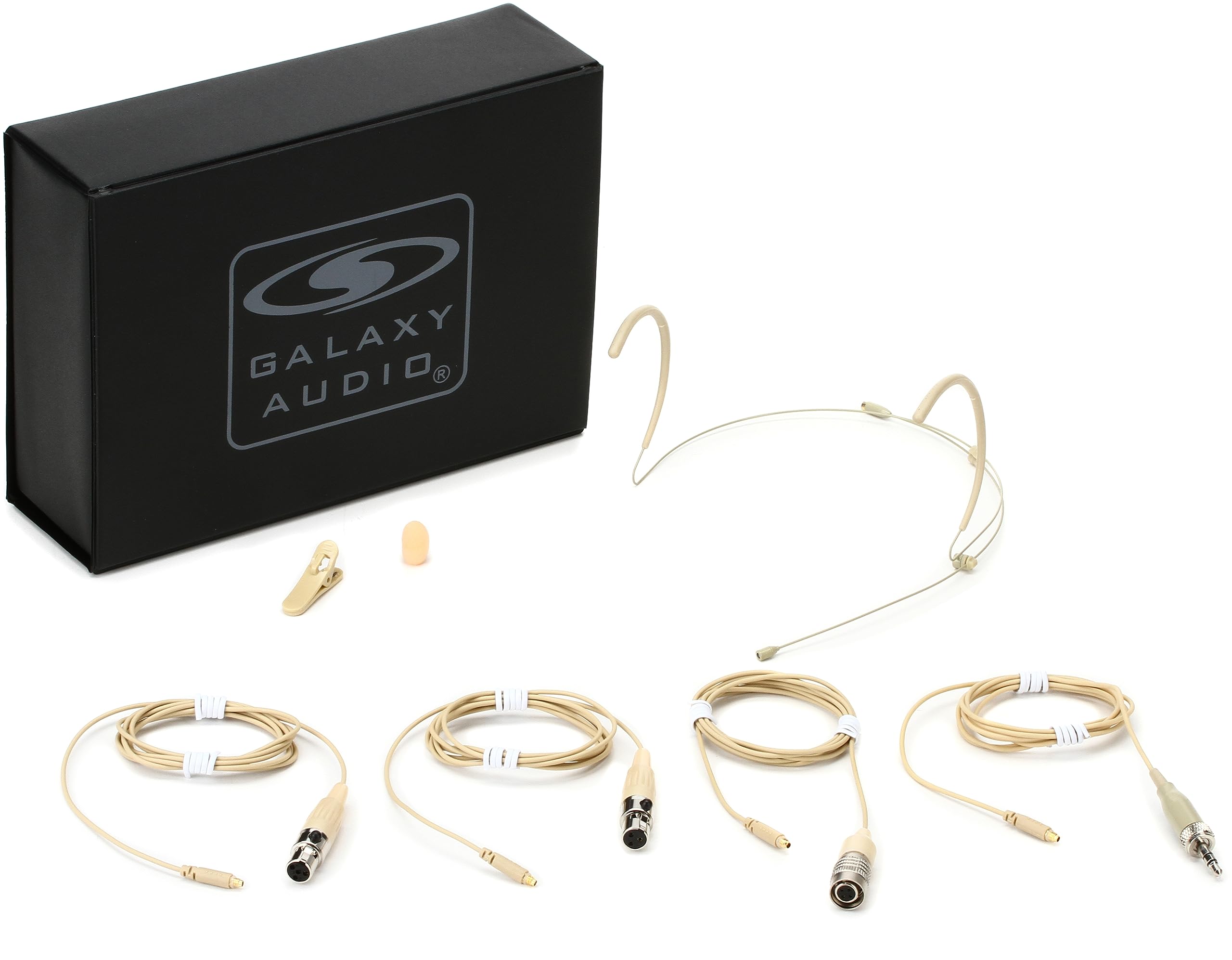 Galaxy Audio HSM8OBG4MIXED Wireless Headset Microphone - Professional Grade for Live Performances, Public Speaking & Broadcast Studios