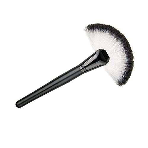 Professional Slim Fan Brush for Makeup - Soft Bristles for Blush, Contour & Foundation - Perfect for Women's Beauty & Cosmetics - Ideal for Everyday Makeup & Professional Use