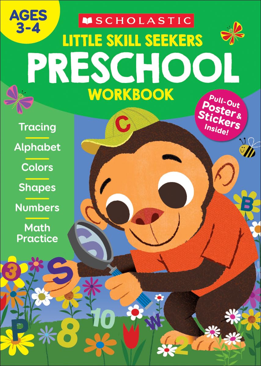 Preschool Workbook for Kids - Early Learning Activities at Home