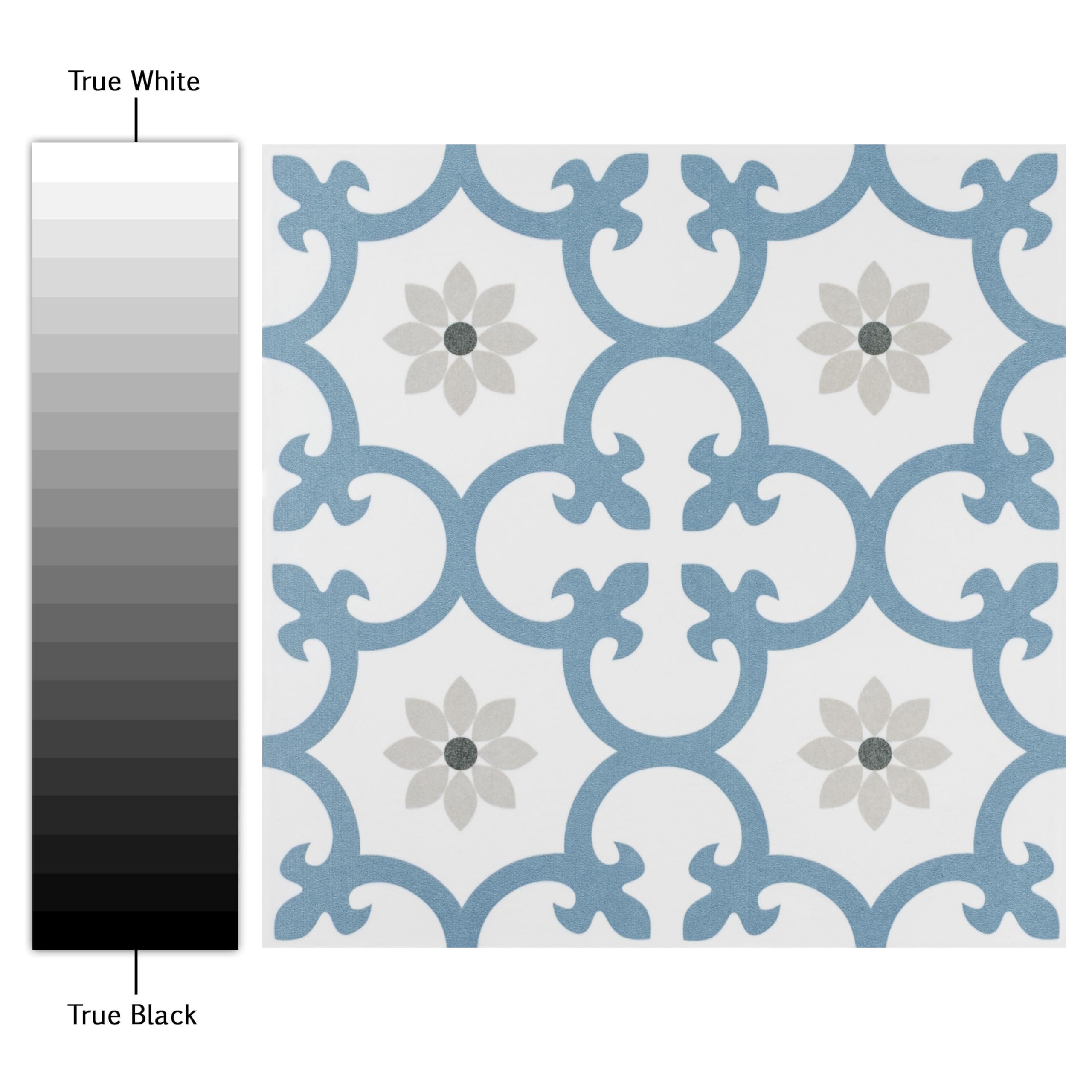 Merola Tile Daria Niagara 9.75x9.75 Inch Porcelain Floor and Wall Tile - Perfect for Bathroom, Kitchen Backsplash, and Shower Renovations