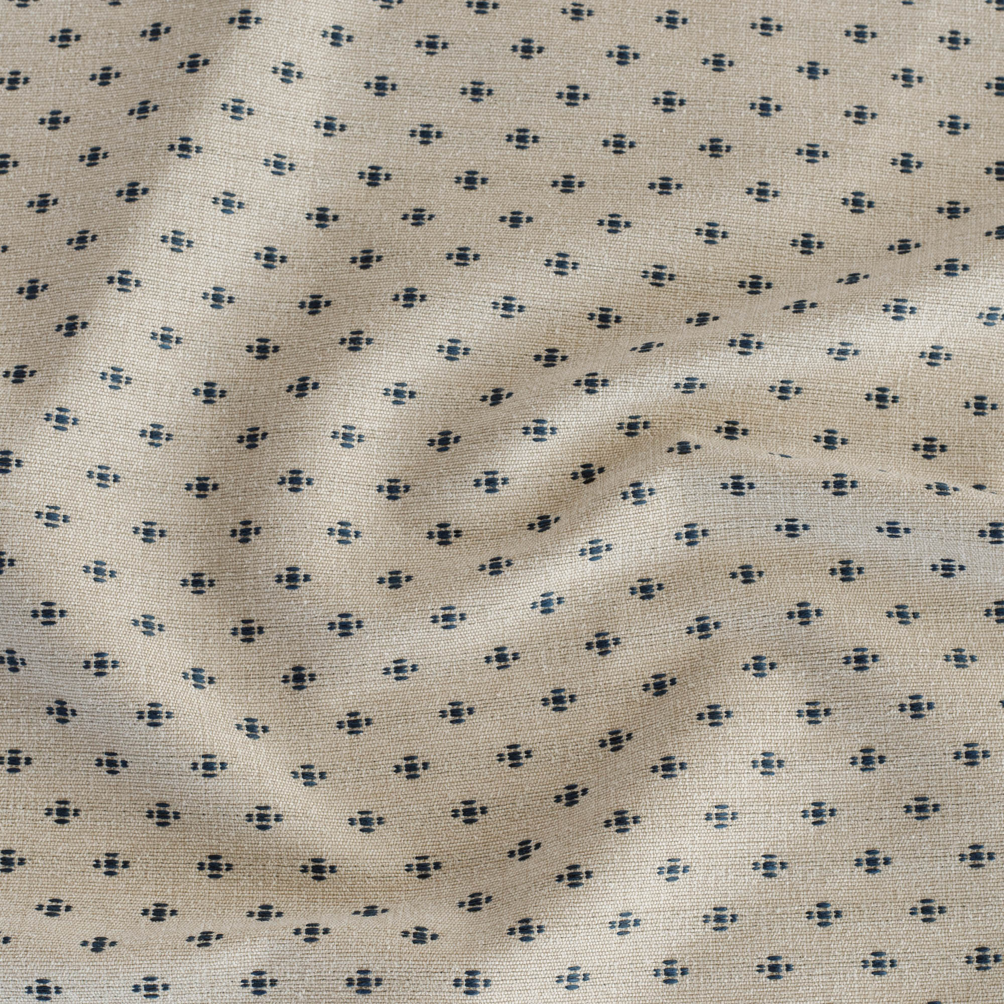 Premium Navy Blue Pierce Fabric - High-Quality Upholstery Material for Sofas, Chairs & Home Decor | Perfect for DIY Projects & Crafting