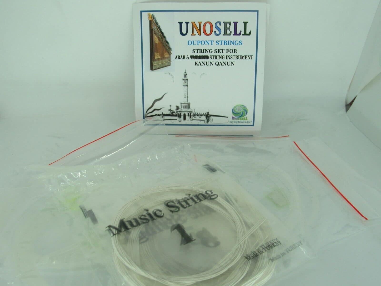 Professional Dupont String Set for Arab Qanun - High-Quality Nylon Strings for Traditional Middle Eastern Instruments | Perfect for Performances, Practice & Studio Recording