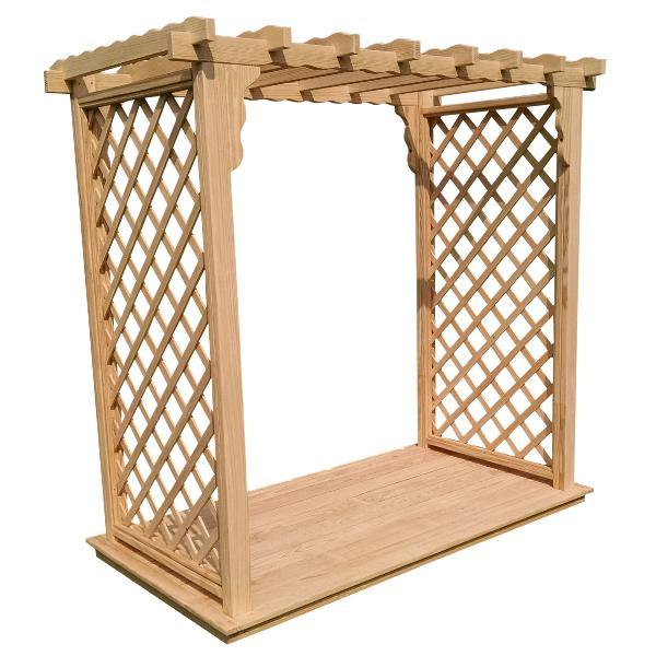 Pressure Treated Yellow Pine Covington Arbor & Deck - Premium Outdoor Wood for Patio, Garden, and Backyard Structures | Weather-Resistant Lumber for DIY Projects, Pergolas, and Decks
