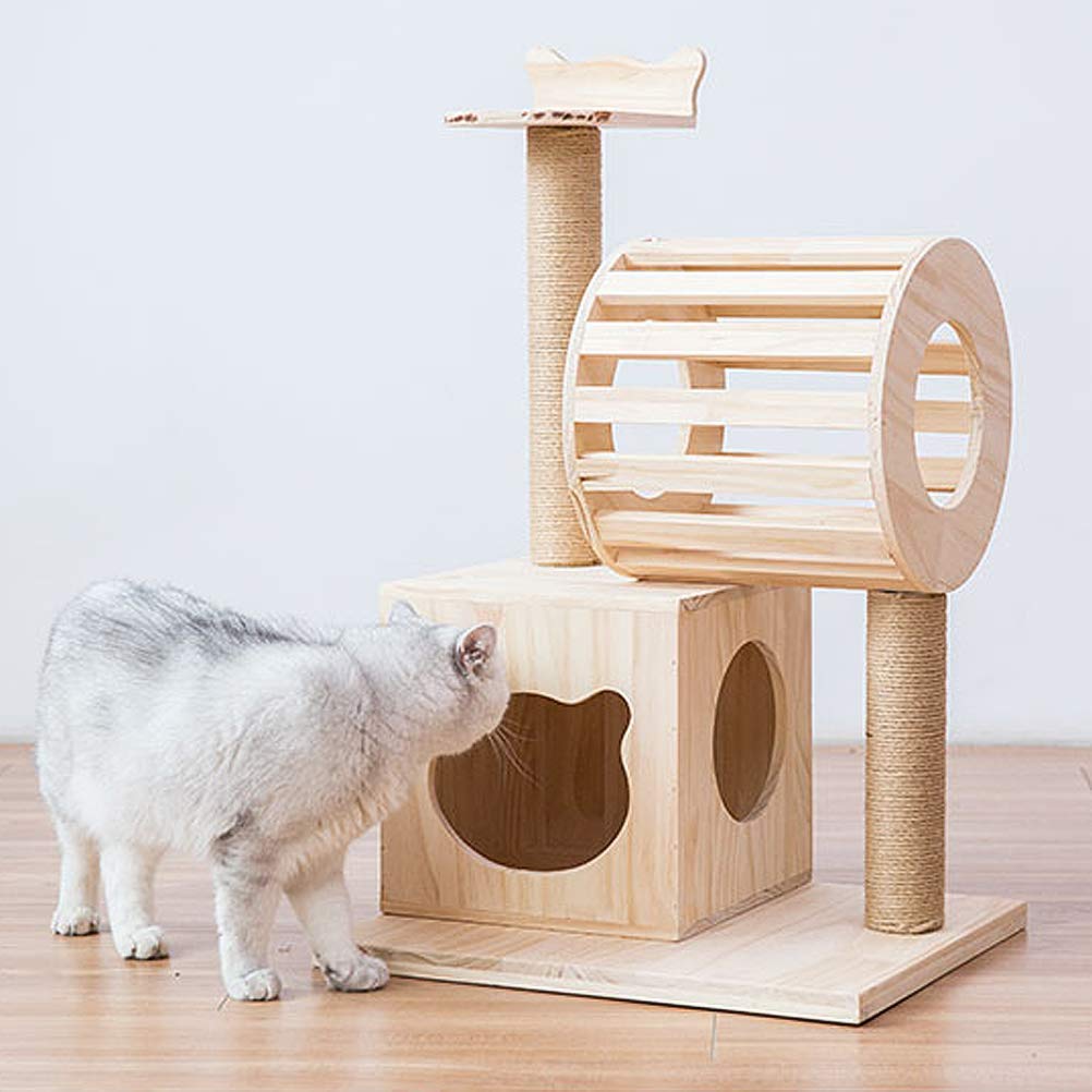 Durable Sisal Rope Cat Scratching Post Replacement - Natural Hemp Rope for Cat Trees & Towers - Perfect for Indoor Cat Furniture & Scratching Needs