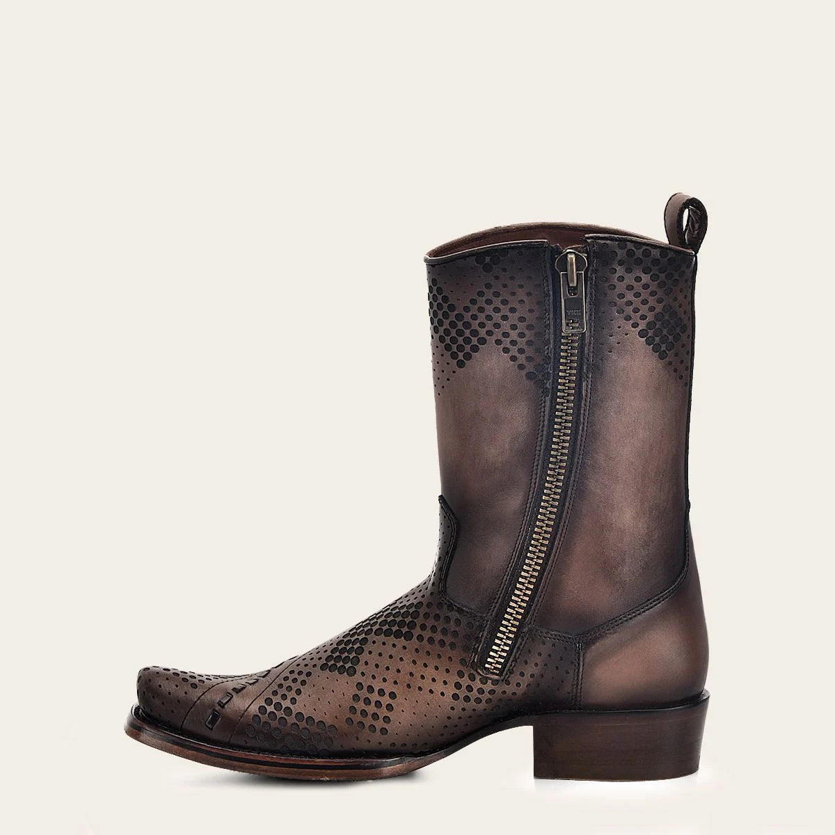 Men's Cuadra Brown Casual Cowhide Ankle Boots - Western Cowboy Boots for Everyday Wear & Outdoor Adventures