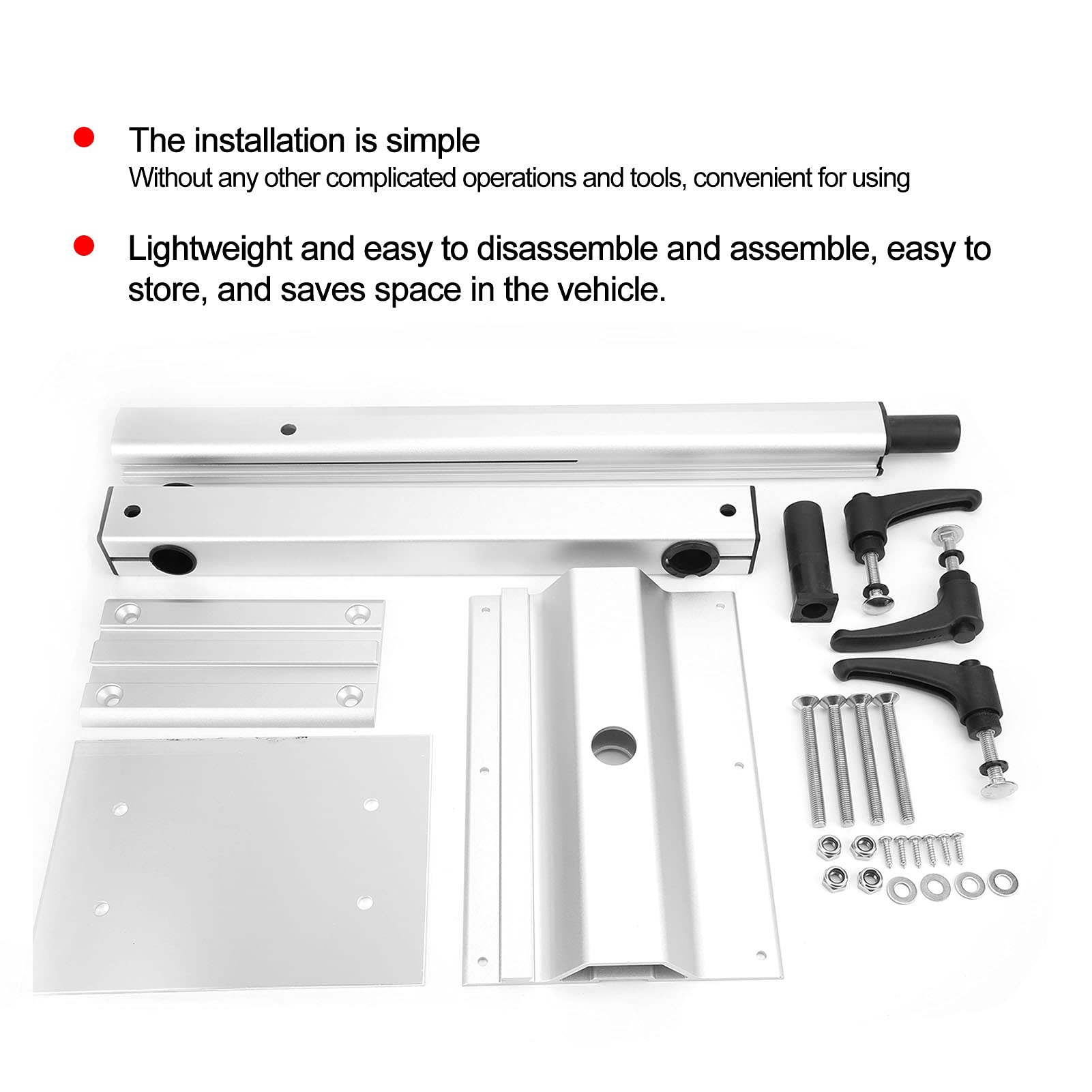 5pcs Adjustable RV Table Legs - Removable, Swivel, Height & Angle Adjustable for Motorhome, Yacht & Boat - Perfect for Dining, Workspace & Outdoor Use