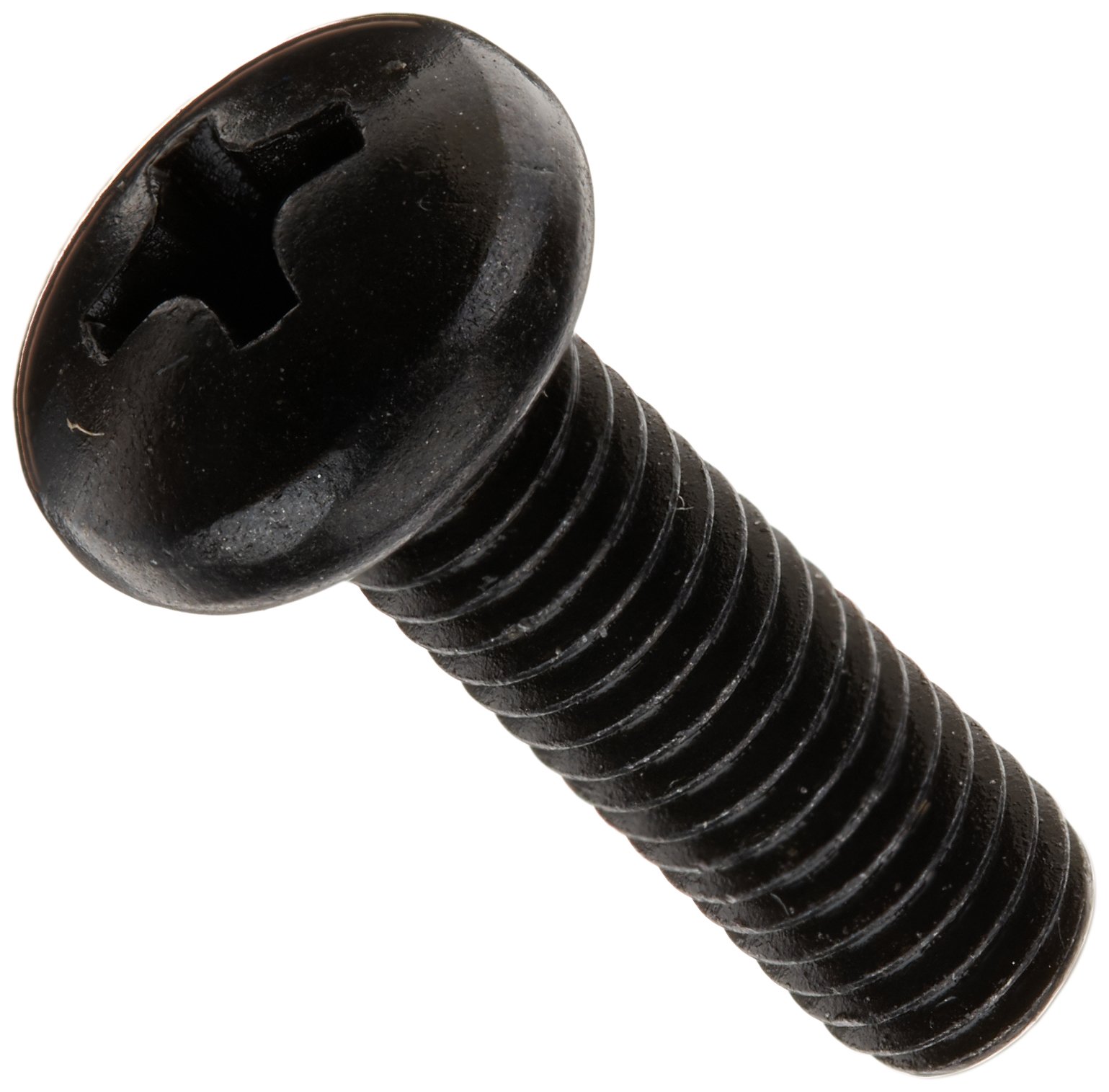 Black Oxide Steel Pan Head Screws #10-32, 5/8